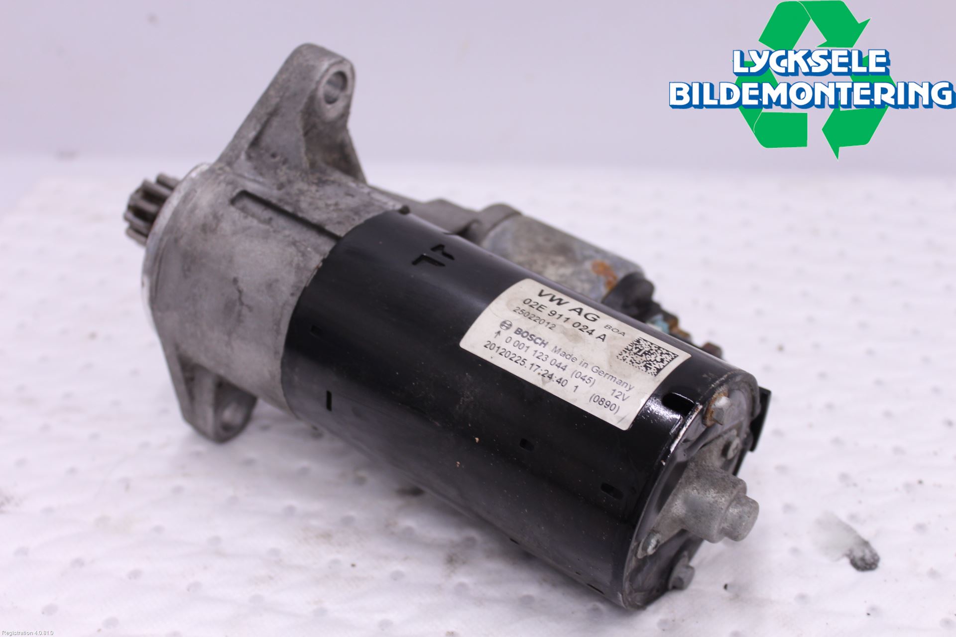 Volkswagen VW CADDY 11-15 Startmotor Diesel