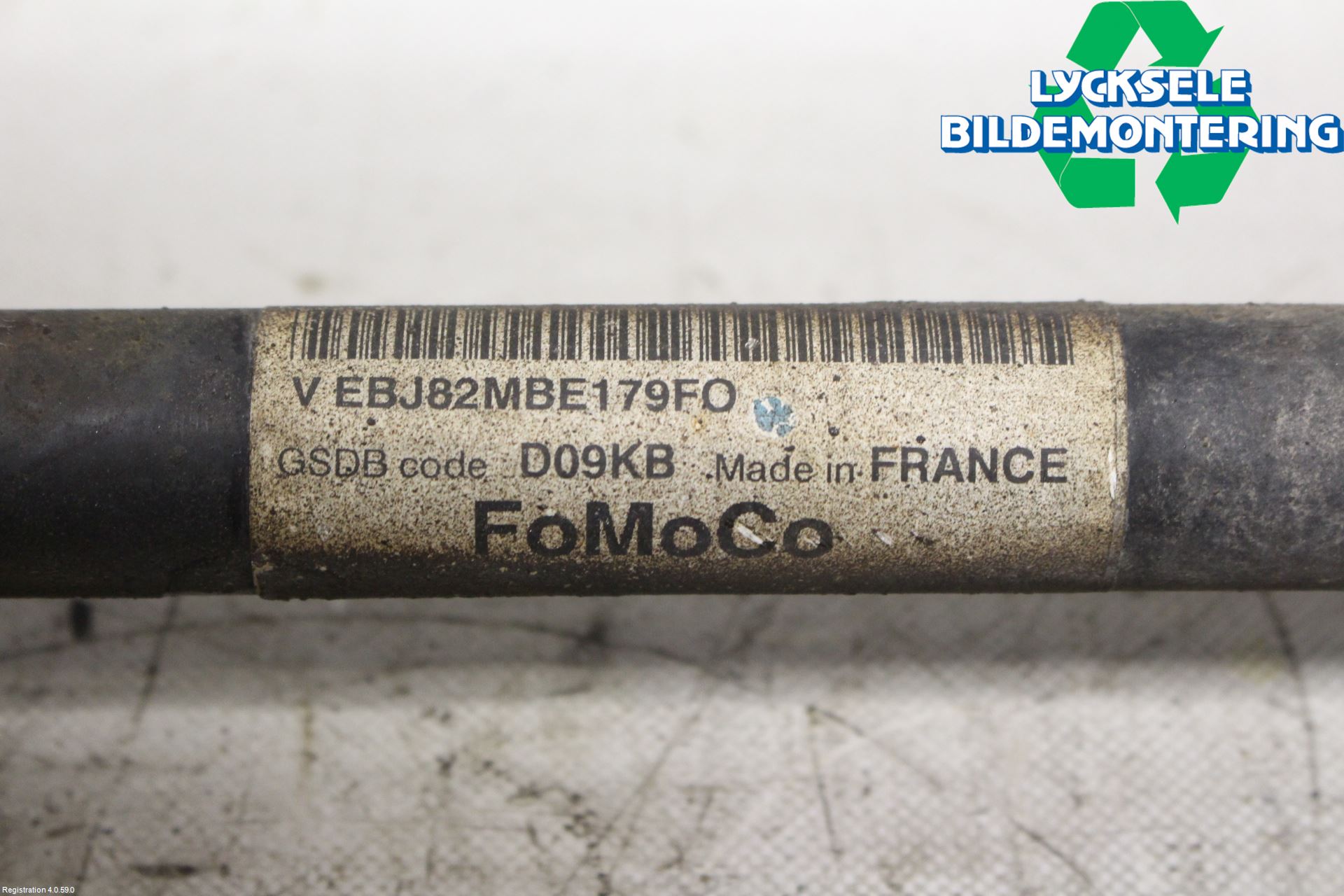 Ford KUGA 08-12 Drivaxel Bak Vänster