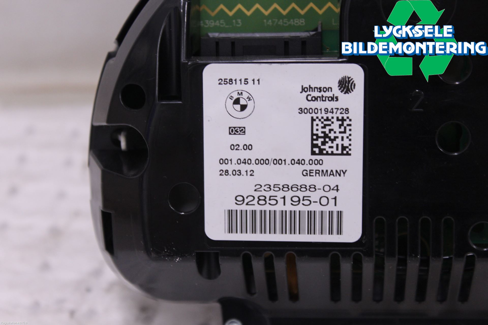 BMW 5 F10/F11/F18 09-17 Instrument Komb