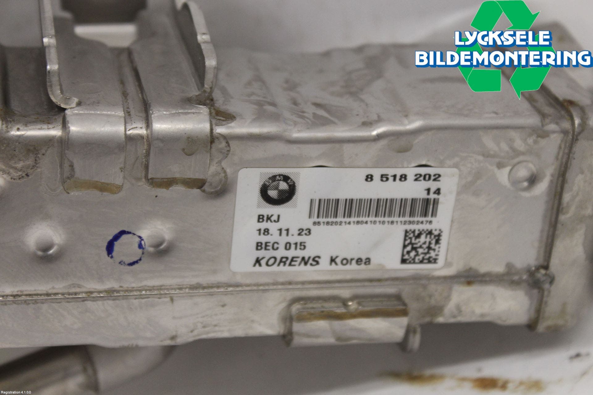 BMW X4 F26 14-18 Avgaskylare