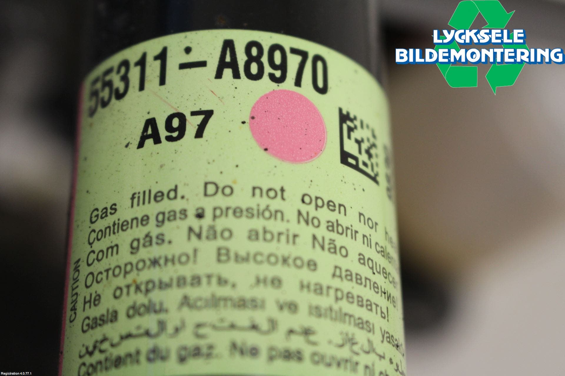 Kia OPTIMA 16-20 Stötdämpare Bak