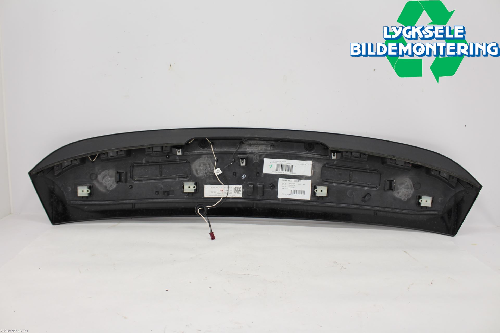 BMW 3 G20/G21/G80/G81 19- Spoiler Baklucka