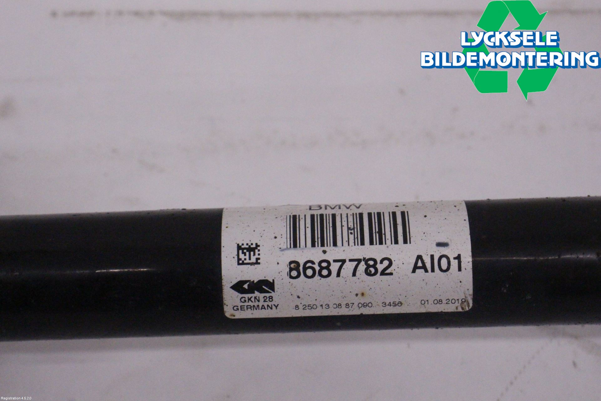 BMW X3 G01 18- Drivaxel Fram Höger