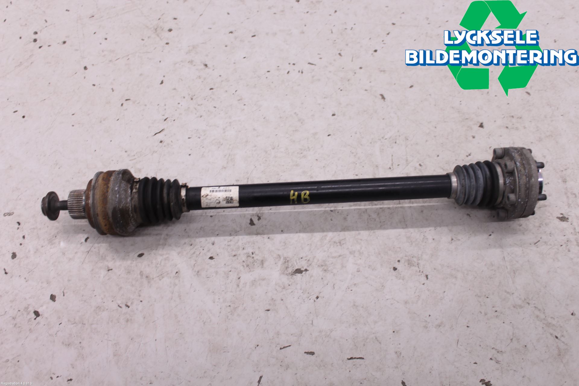 Volkswagen VW TOUAREG CR 18- Drivaxel Bak Höger