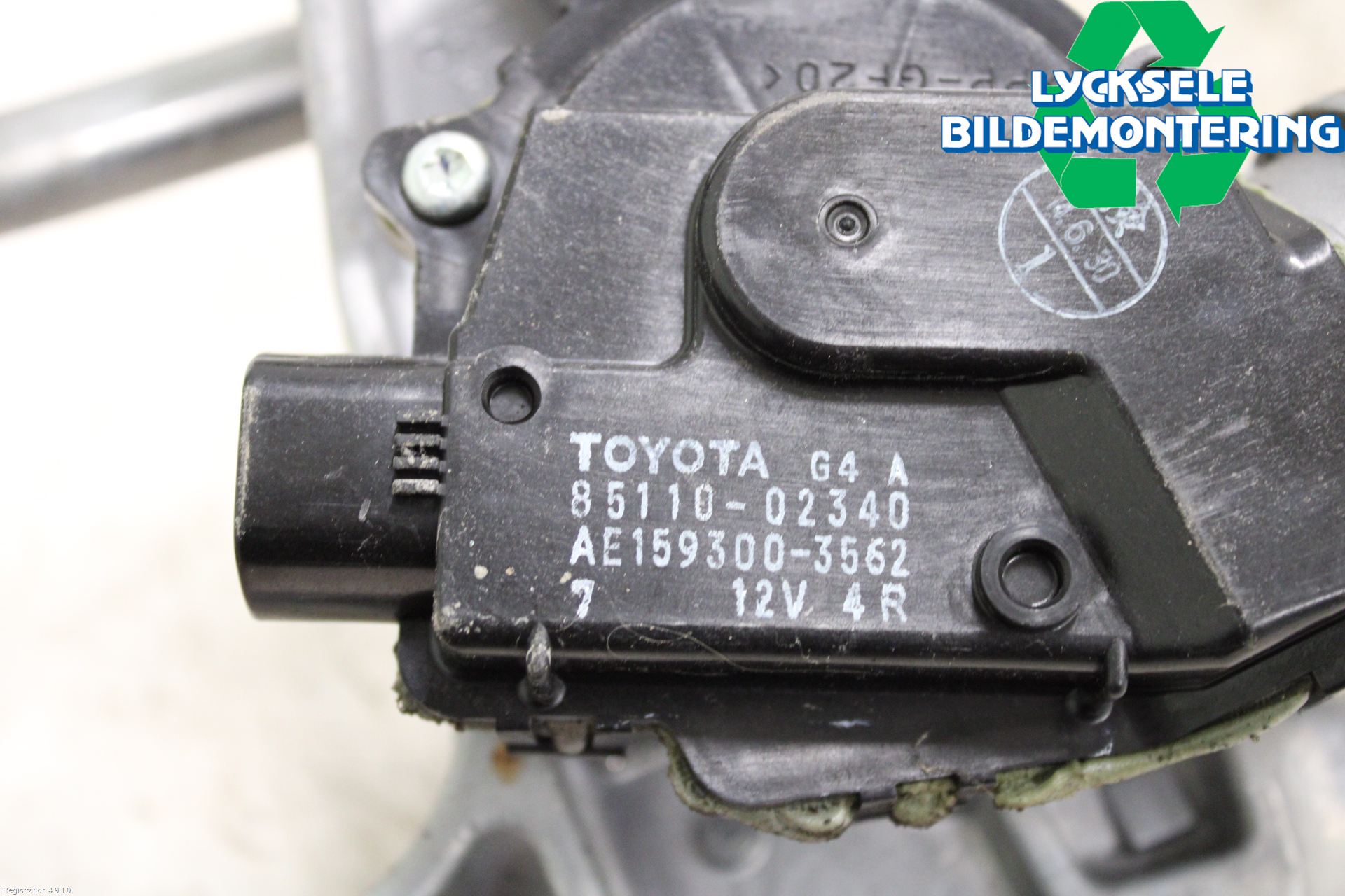 Toyota AURIS 13-19 Torkarmekanism Vindruta