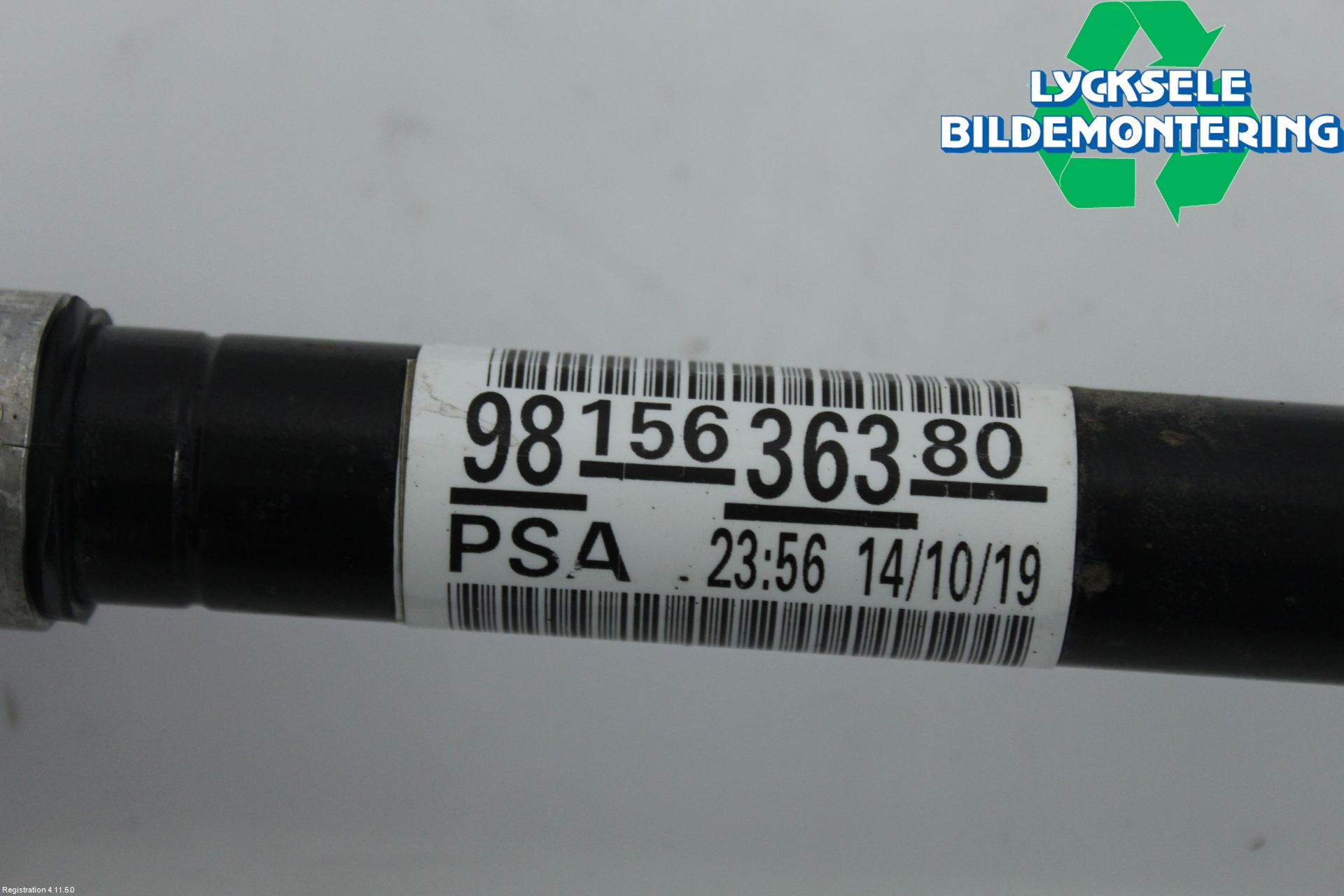 Peugeot PARTNER/E-PARTNER 19- Drivaxel Fram Vänster