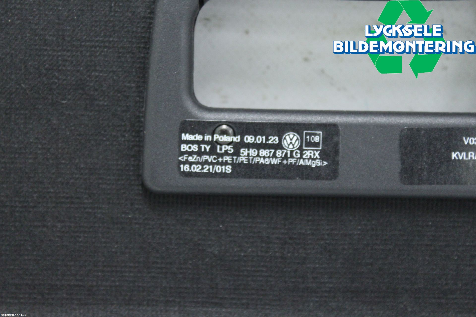 Volkswagen VW GOLF / E-GOLF VIII 20- Insynskydd