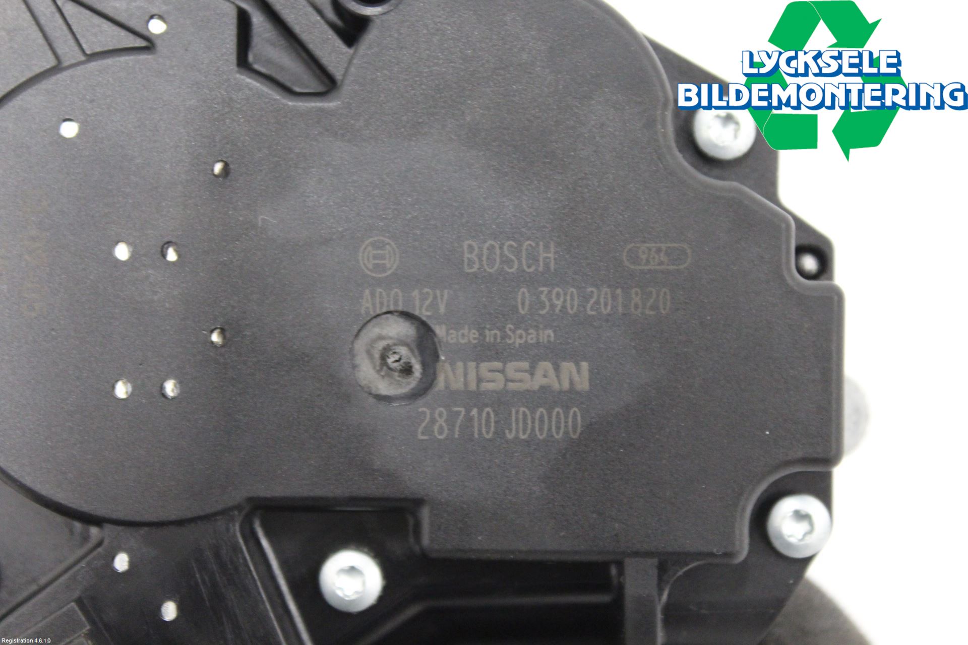 Nissan QASHQAI+2  10-14 Torkarmotor Baklucka