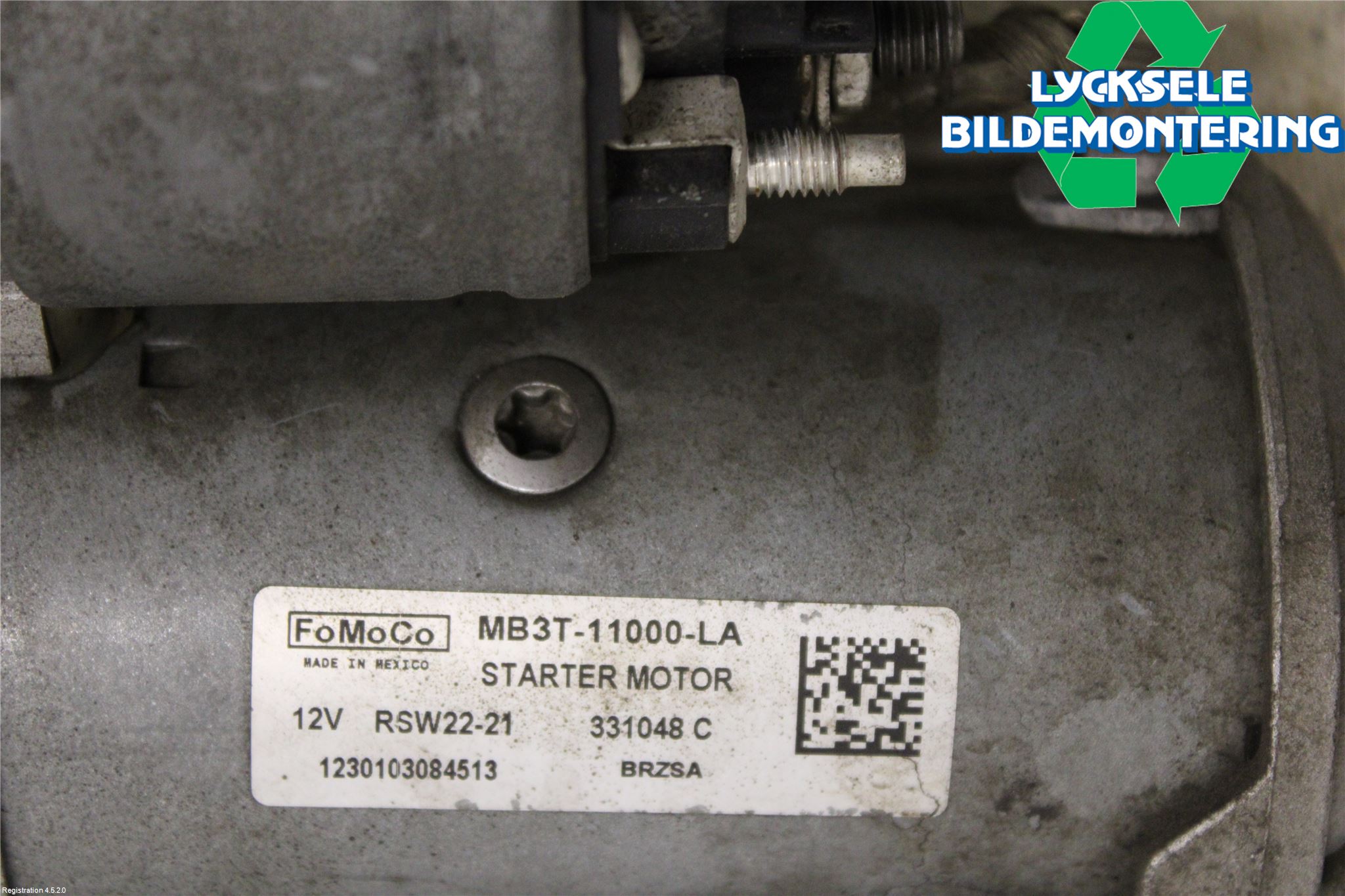 Volkswagen VW AMAROK T1 23- Startmotor Diesel