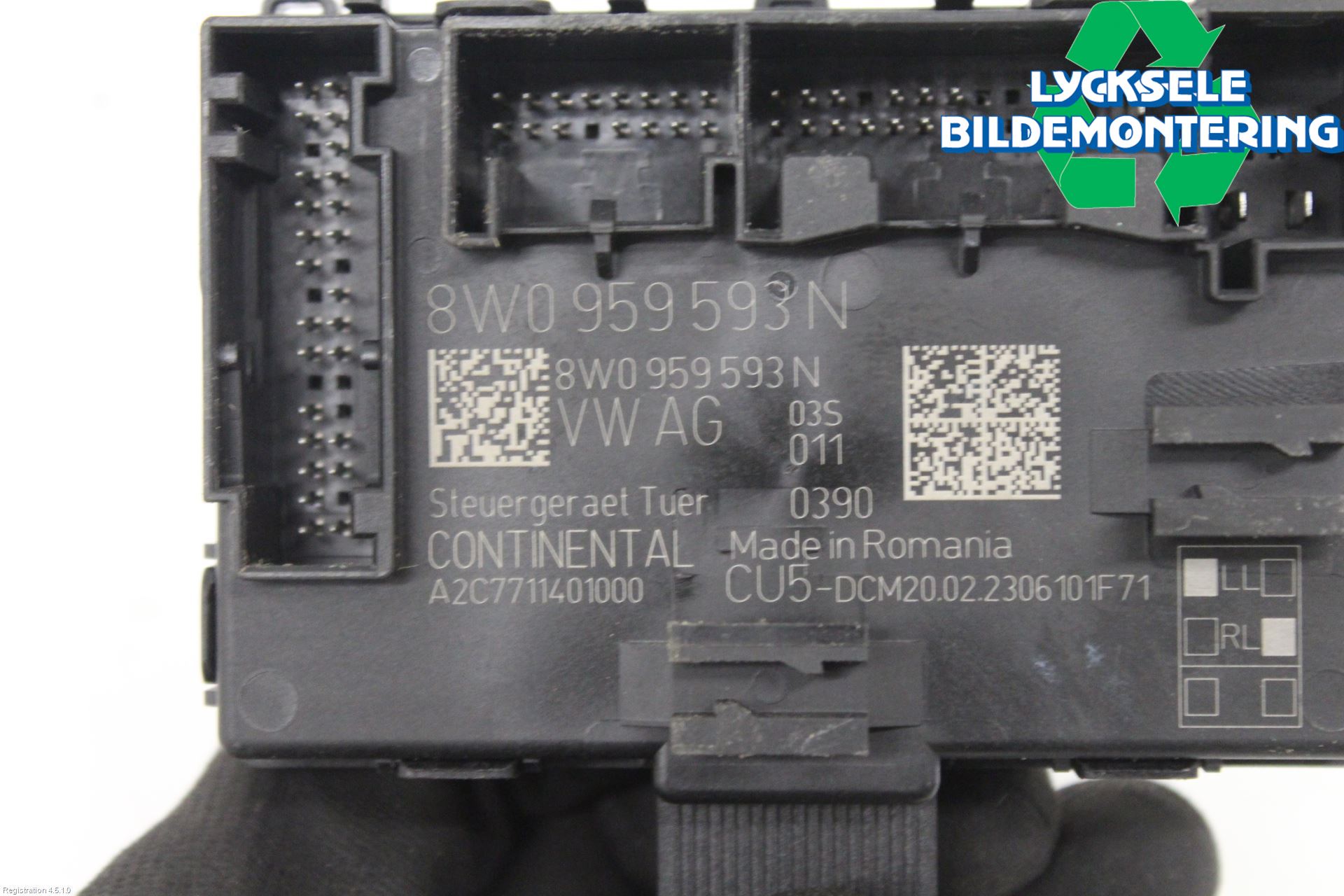 Audi A4/S4 B9 20- Styrenhet Dörr