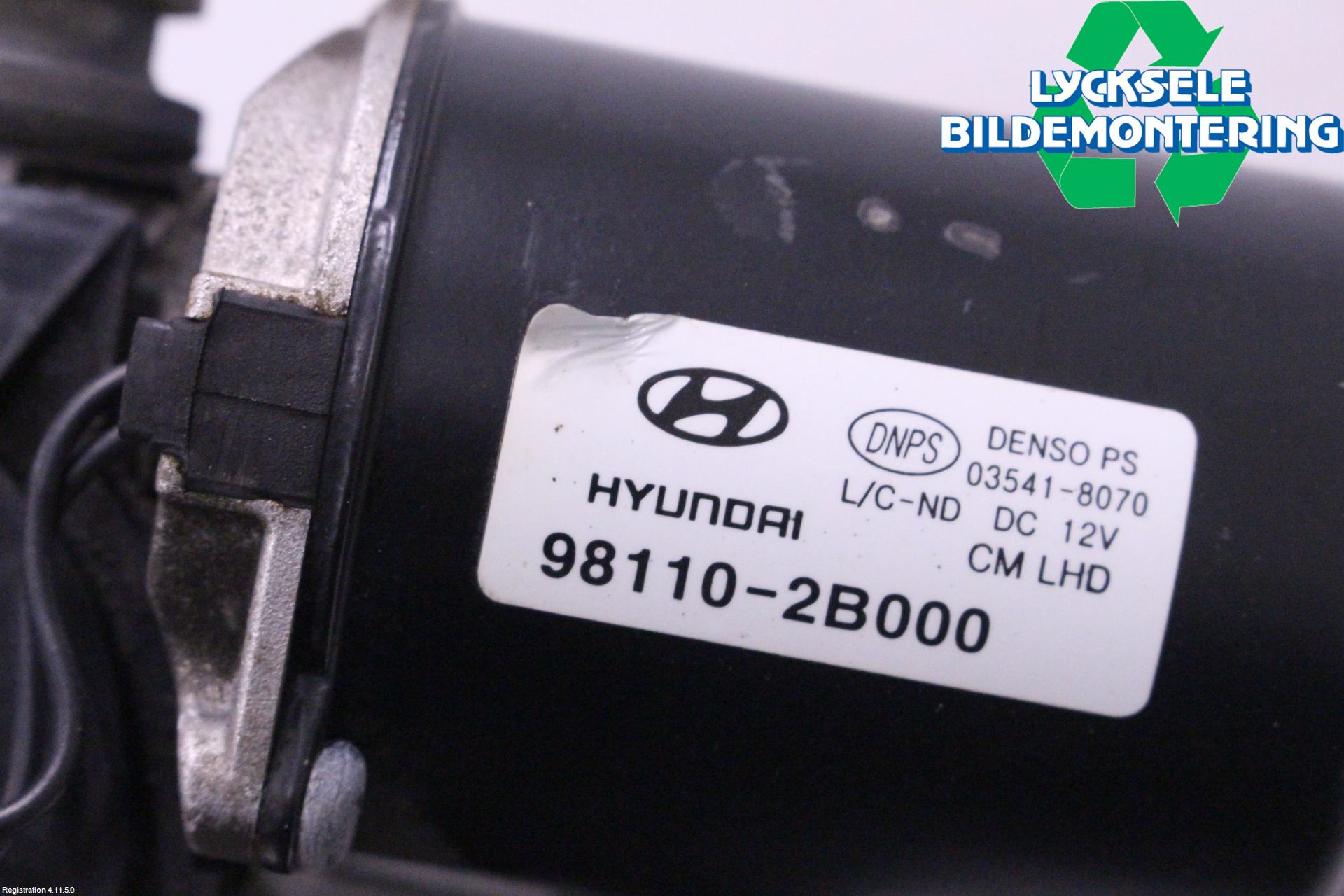 Hyundai SANTA FE  06-12 Torkarmekanism Vindruta