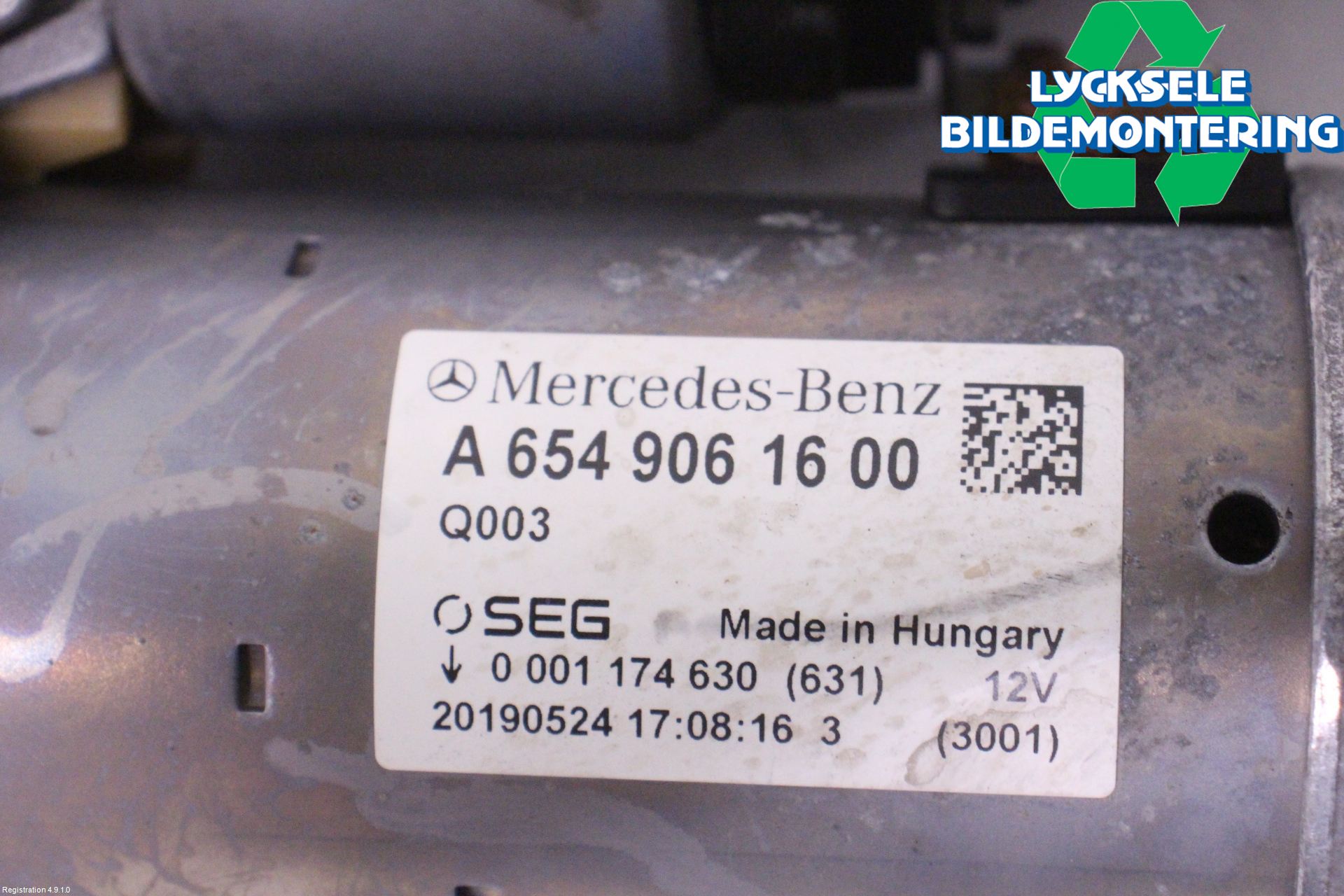 Mercedes-Benz MB C-KLASS (W205) 14-21 Startmotor Diesel