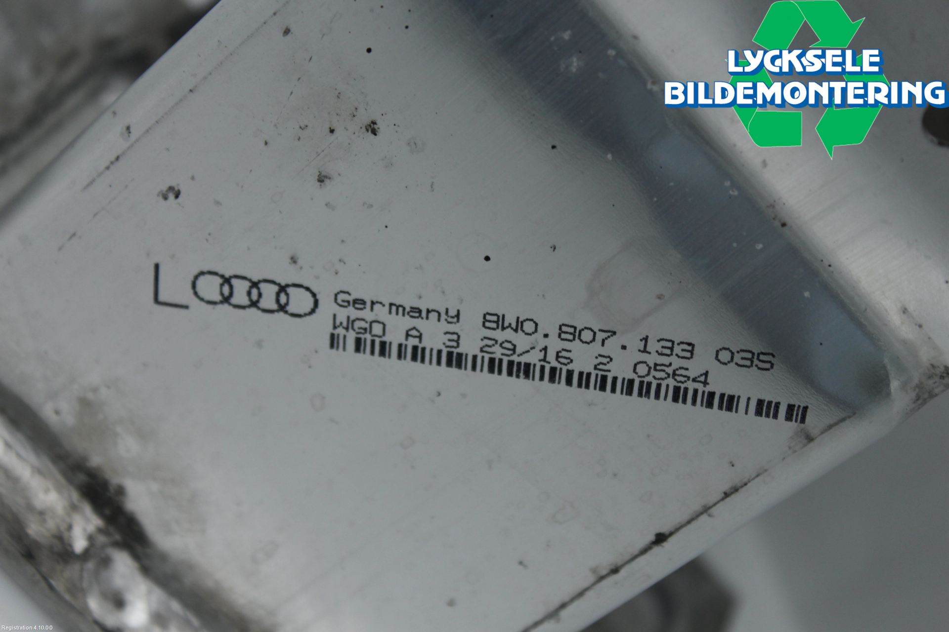 Audi A4/S4 B9 16-19 Stötfångarbärjärn Fram