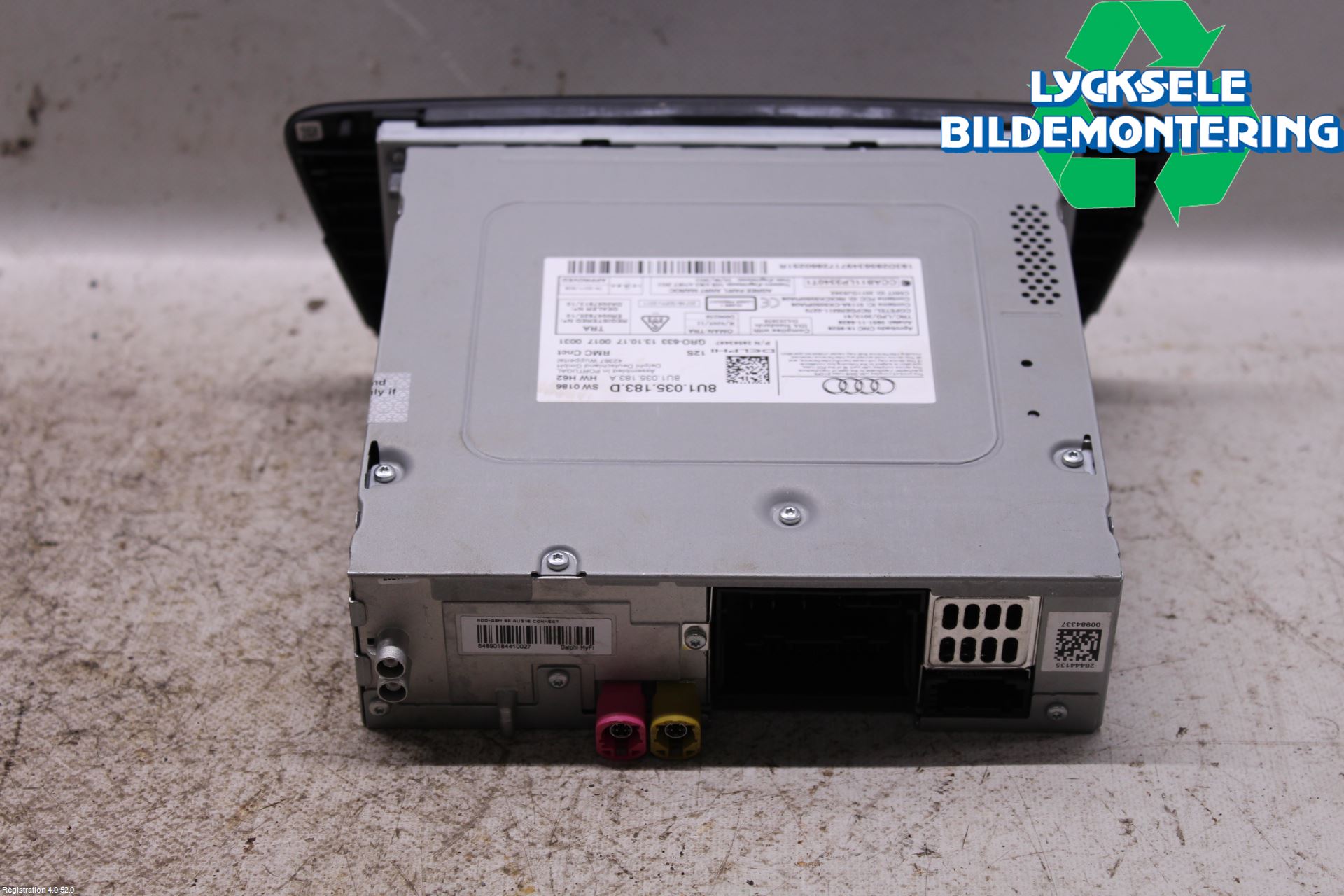 Audi Q3 8U 12-18 Cd Radio - Multimediapanel