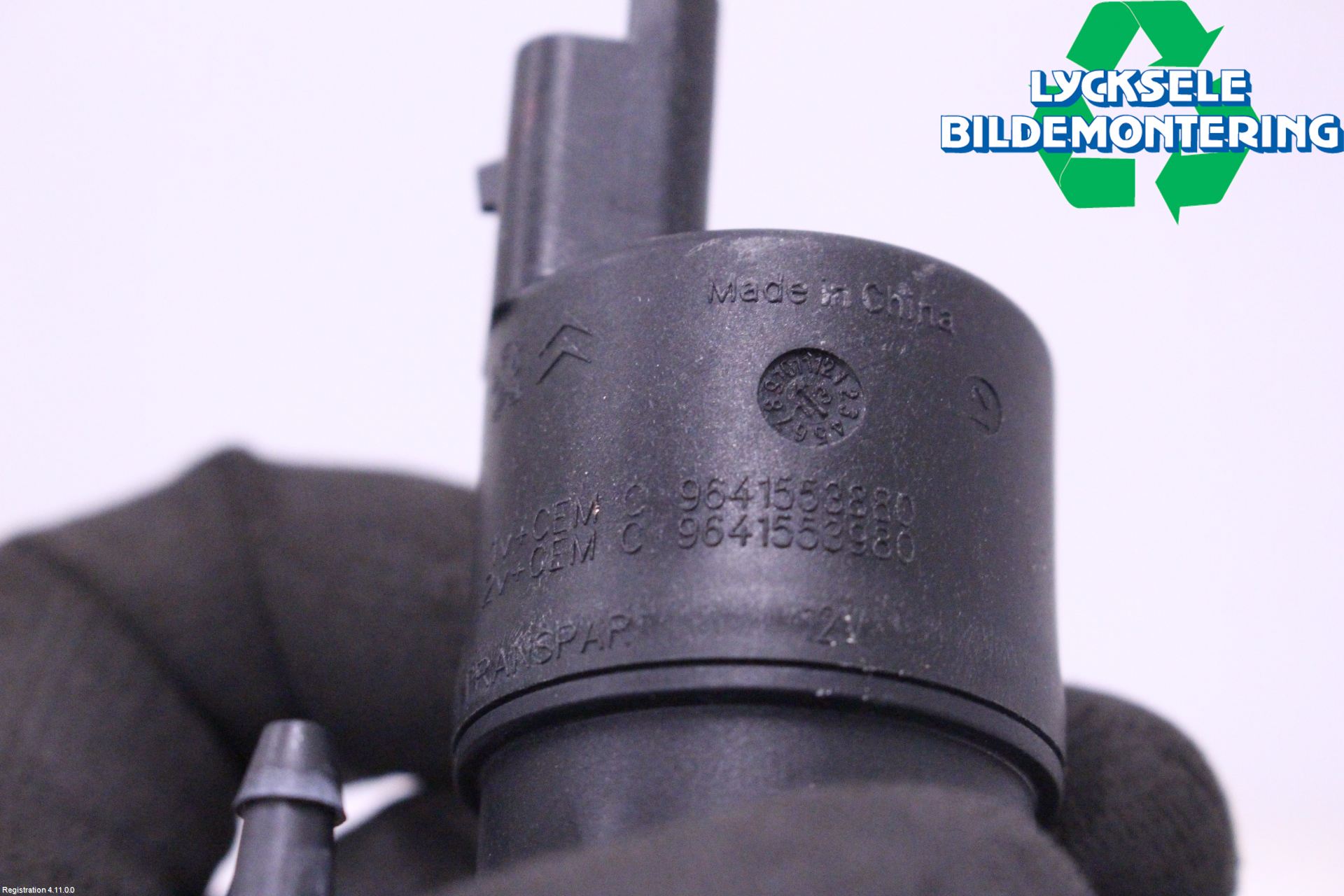 Peugeot 2008 13-20 Spolarpump Vindruta