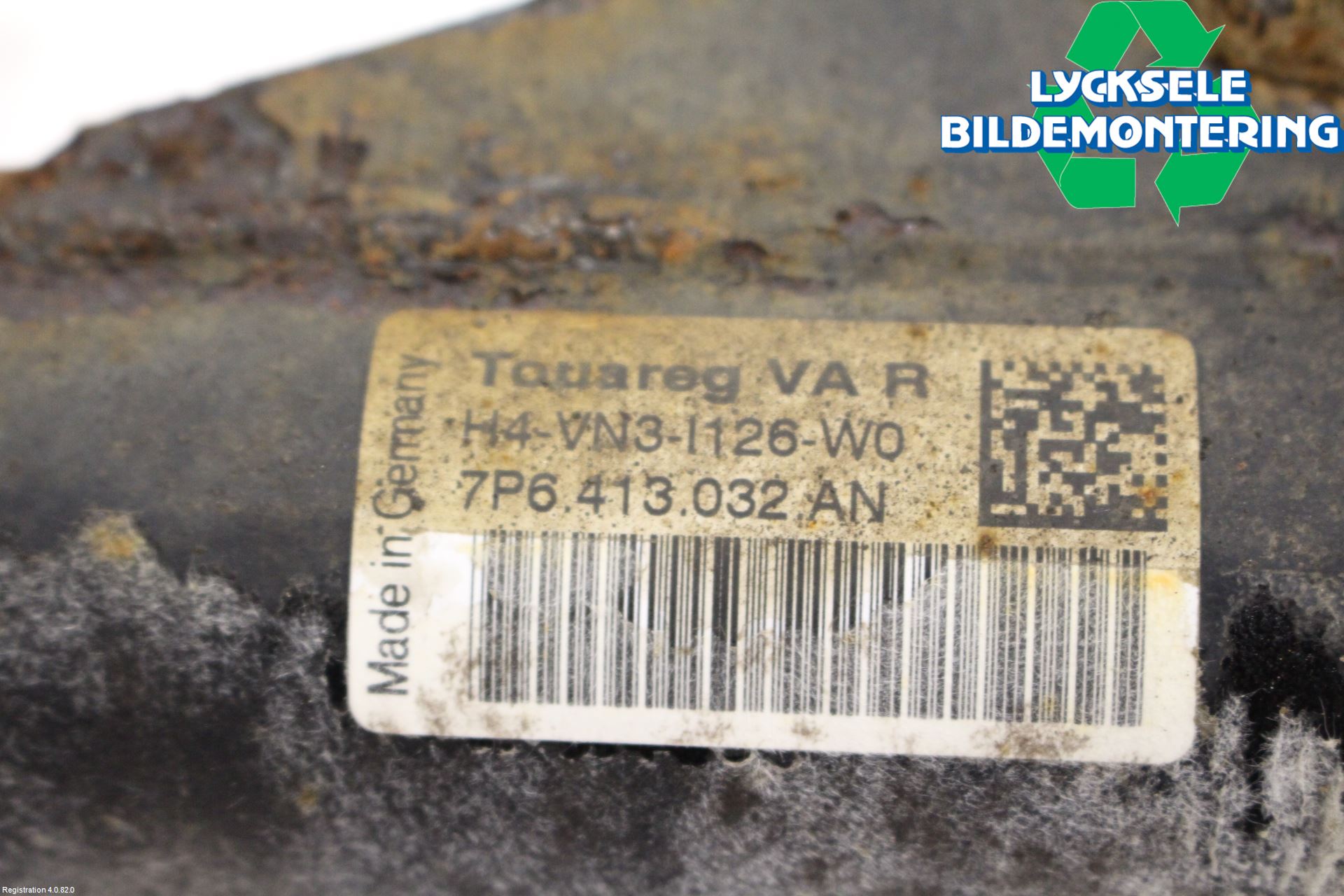 Volkswagen VW TOUAREG 7P 11-18 Fjäderben Fram Höger