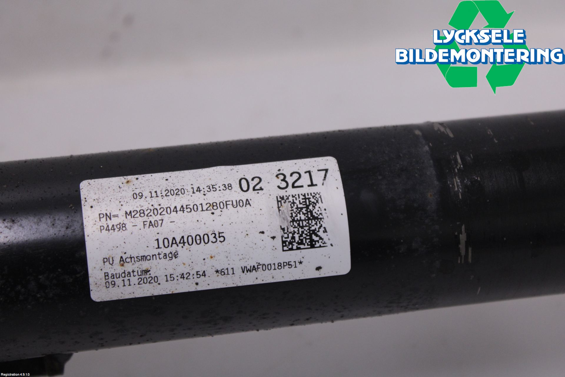 Volkswagen VW ID.3 21- Fjäderben Fram Höger