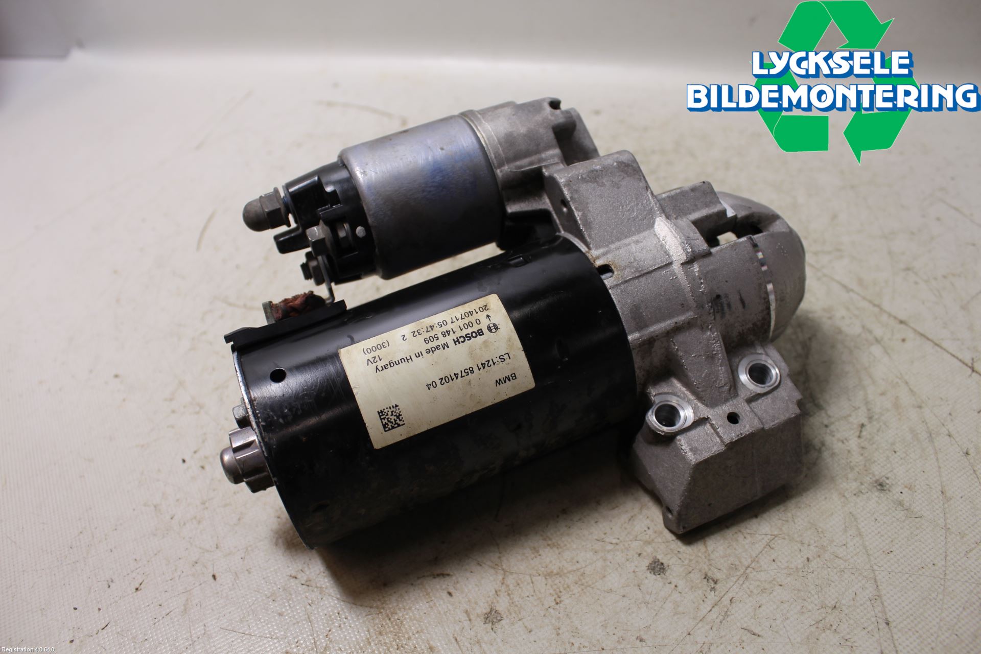 BMW 3 F30/F31/F80 12-19 Startmotor Diesel