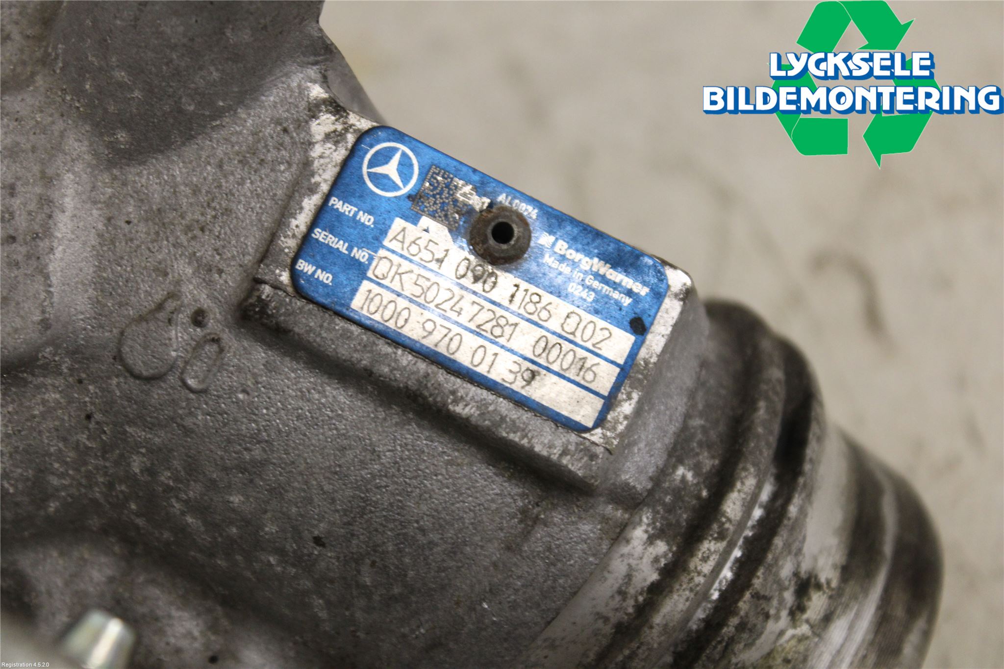 Mercedes-Benz MB C-KLASS (W205) 14-21 Turboaggregat