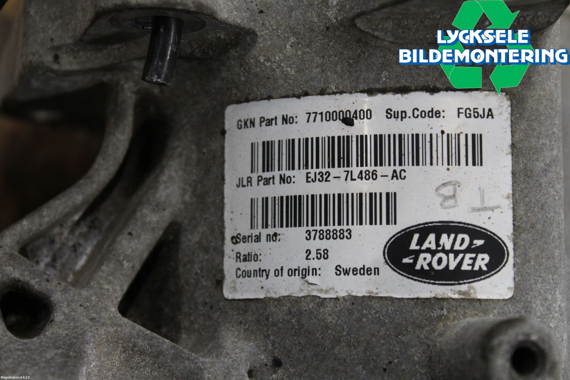 Landrover LAND ROVER DISCOVERY SPORT 15- Växel Fördelningslåda