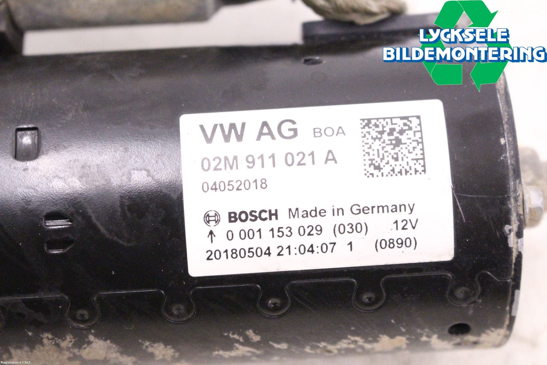 Volkswagen VW CRAFTER II / E-CRAFTER 17- Startmotor Diesel