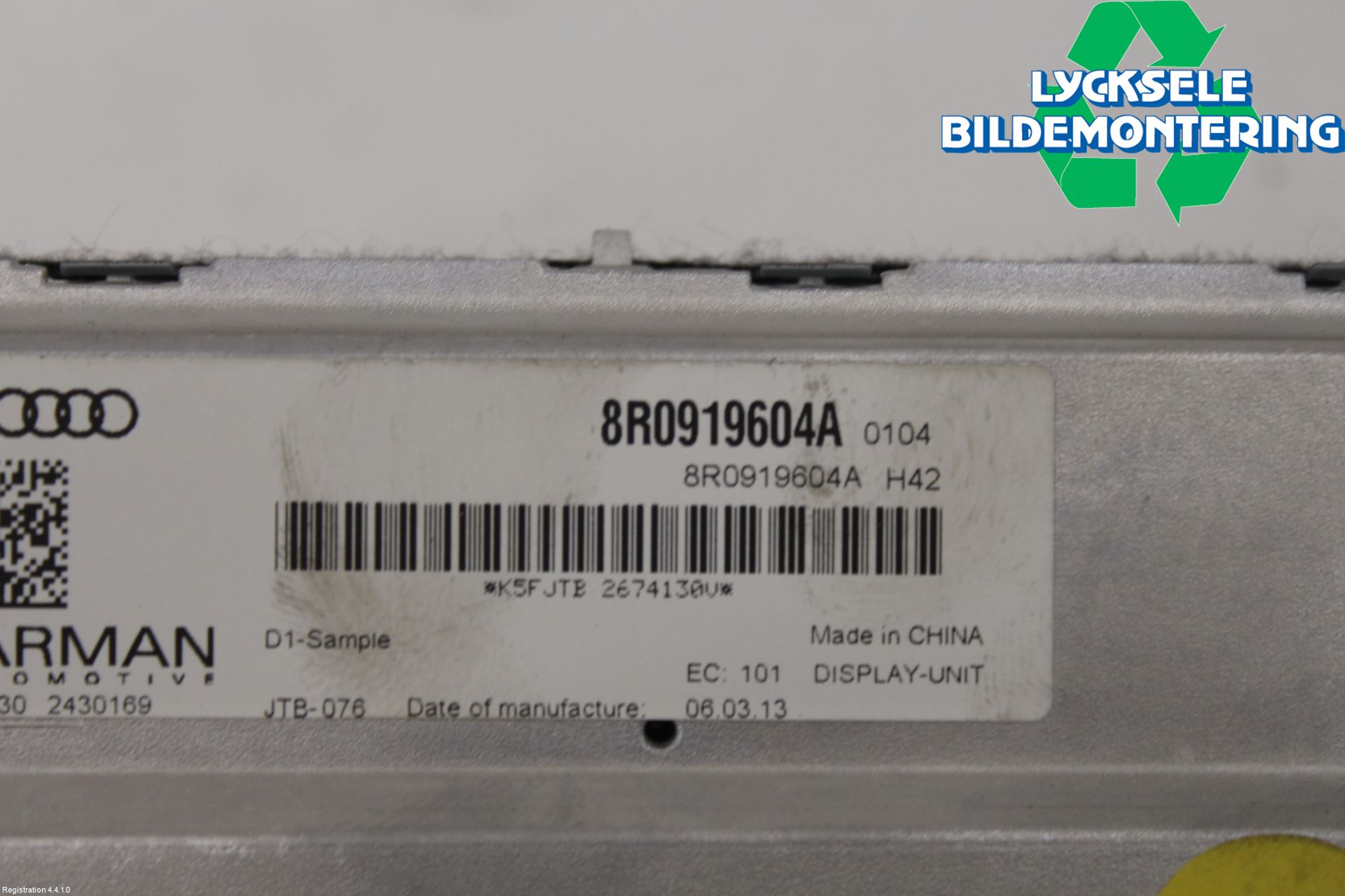 Audi A5 07-16 Multifunktionsdisplay