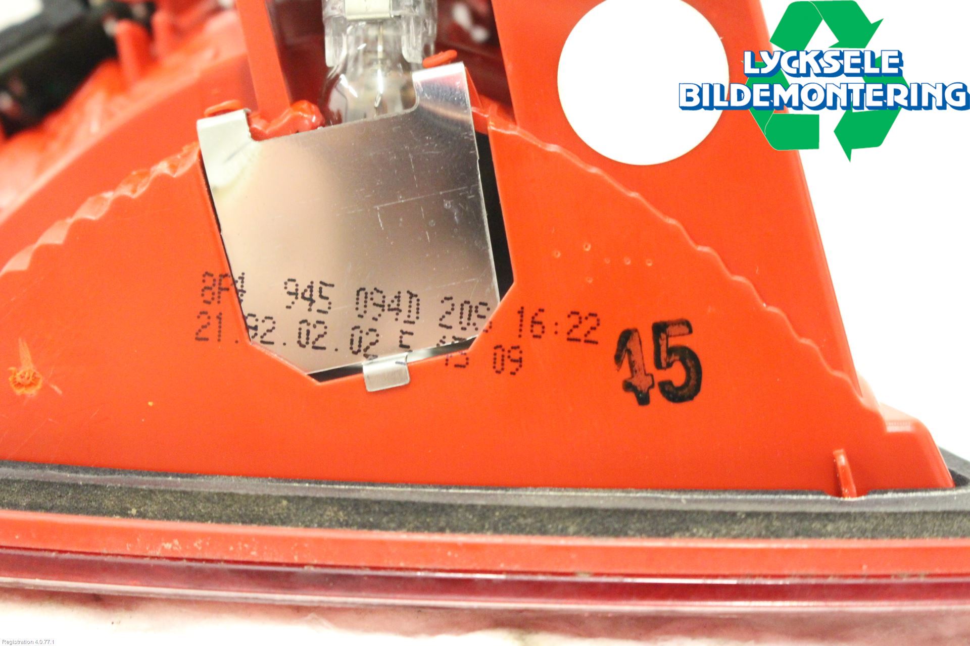 Audi A3/S3 05-13 Bakljus Lucka Hö