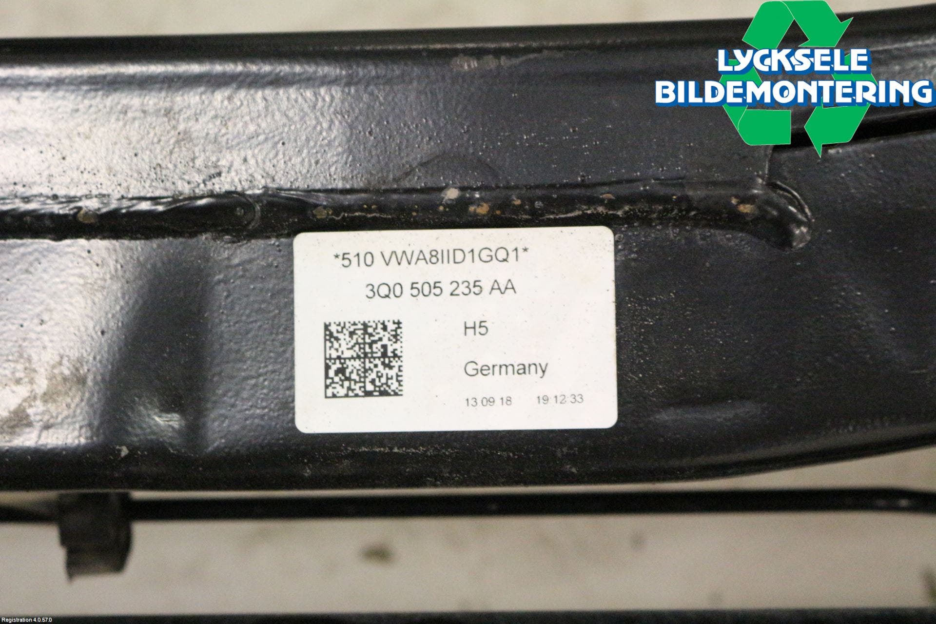 Volkswagen VW PASSAT 15-19 Bakaxelbalk