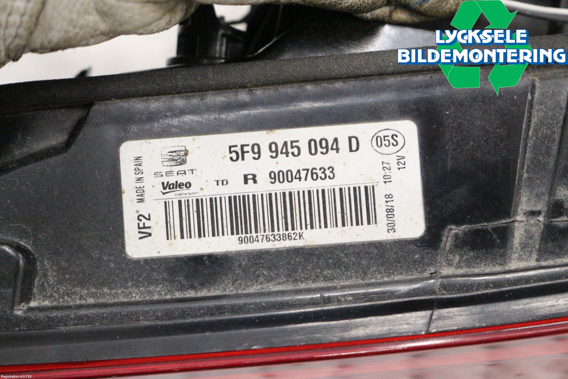 Seat LEON 13-20 Bakljus Lucka Hö