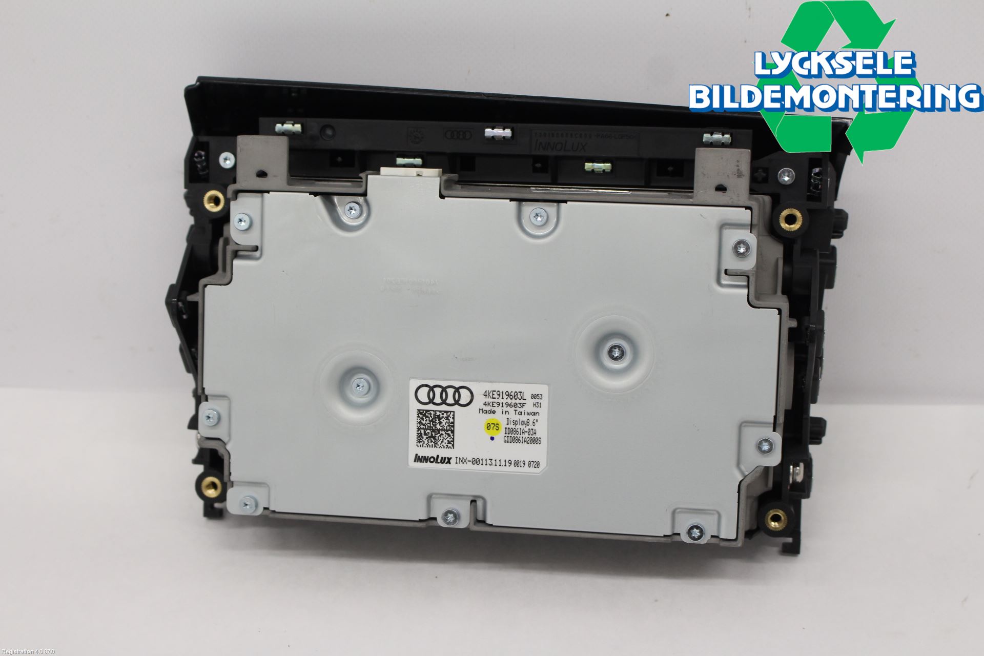 Audi E-TRON, S GE 19- Multifunktionsdisplay