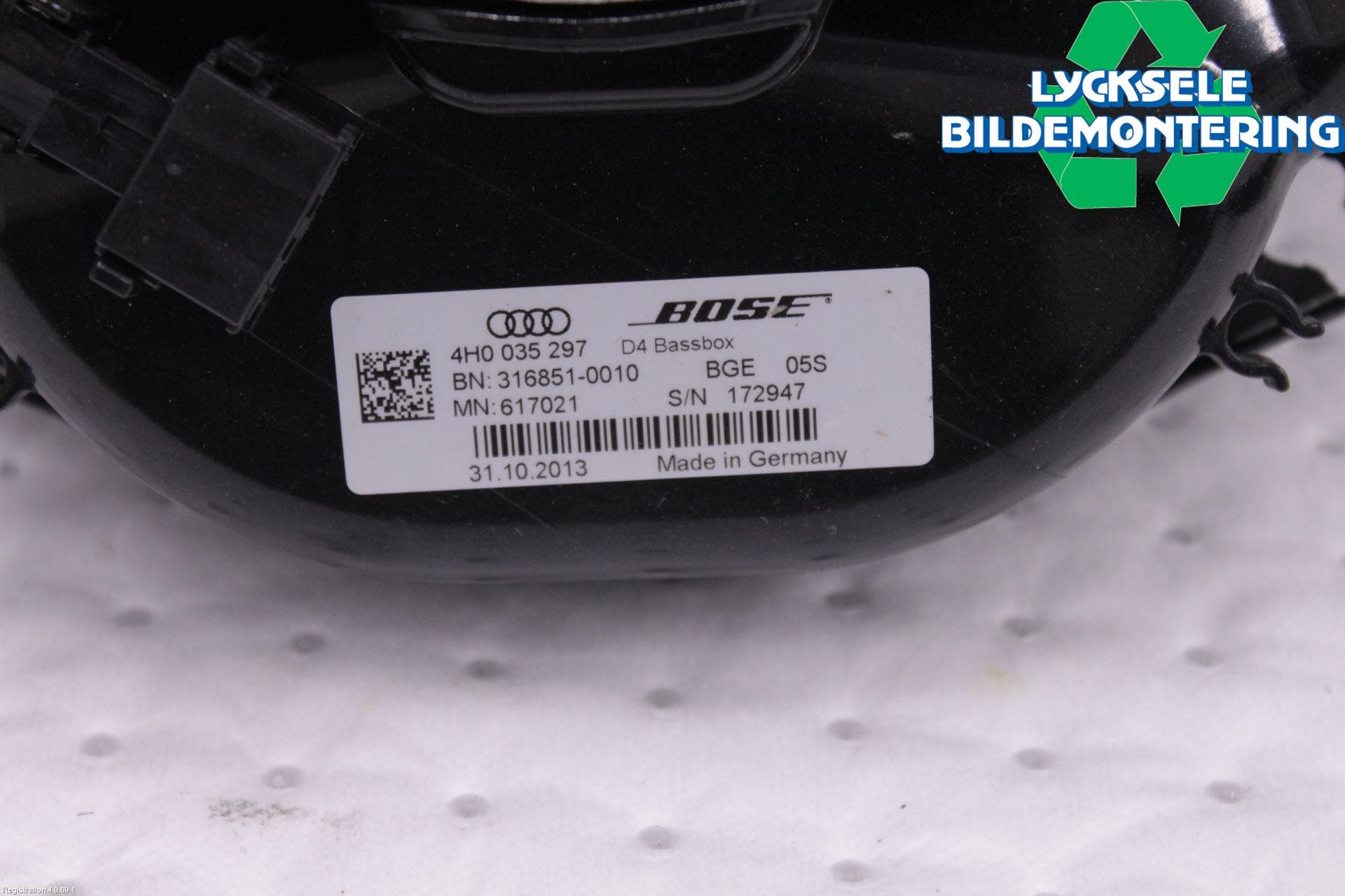 Audi A8/S8 4H 10-17 Högtalare