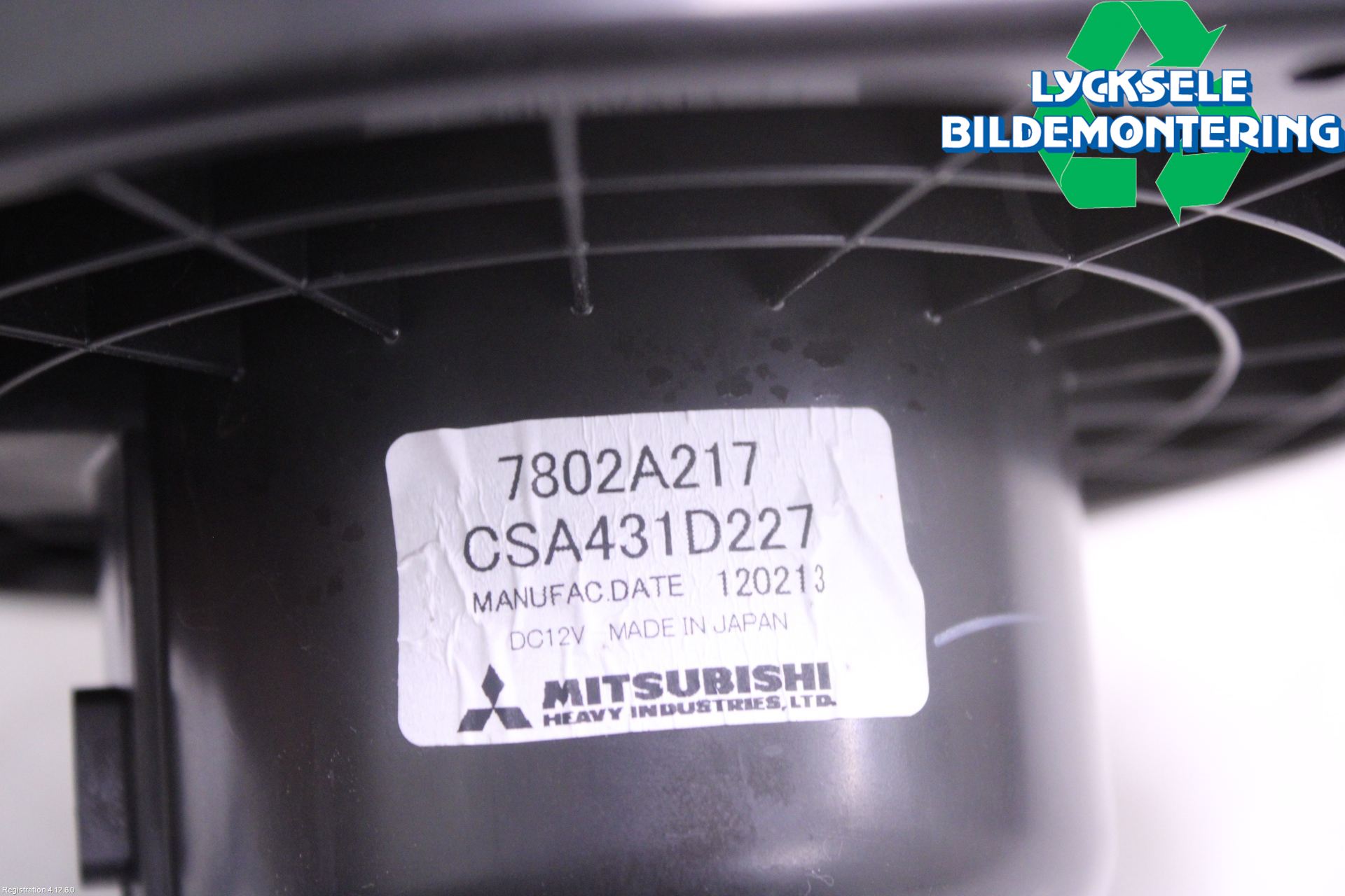 Mitsubishi ASX 10-22 Ac Värmefläkt