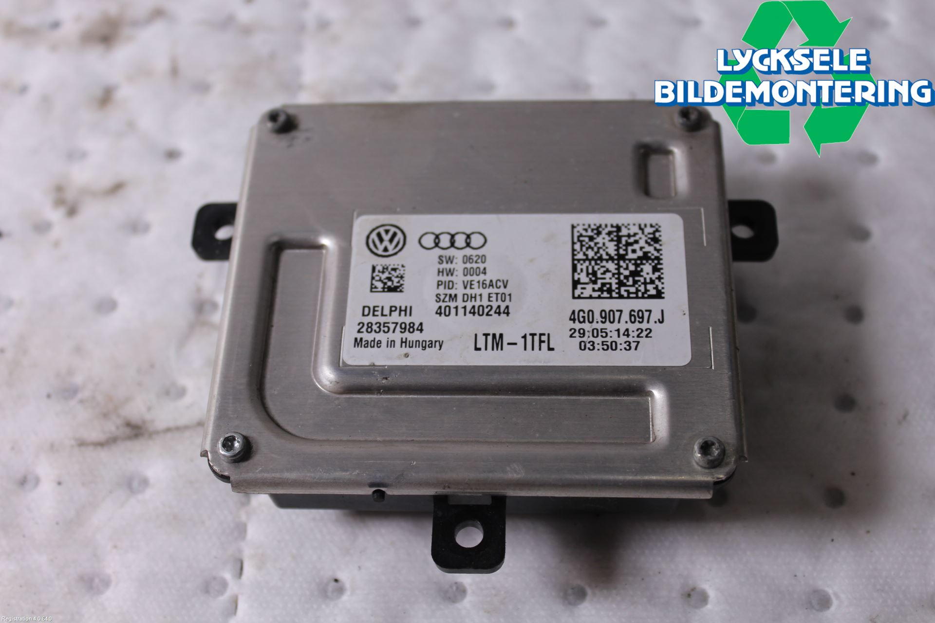 Volkswagen VW PASSAT CC 08-16 Styrenhet Strålkastare