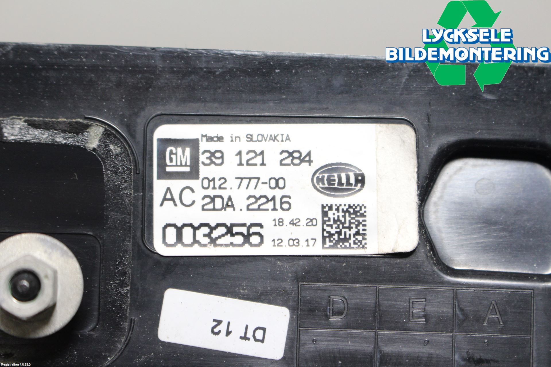 Opel INSIGNIA 17- Bromsljus Bakruta