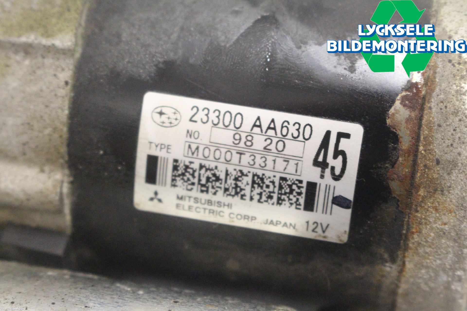 Subaru OUTBACK 10-15 Startmotor