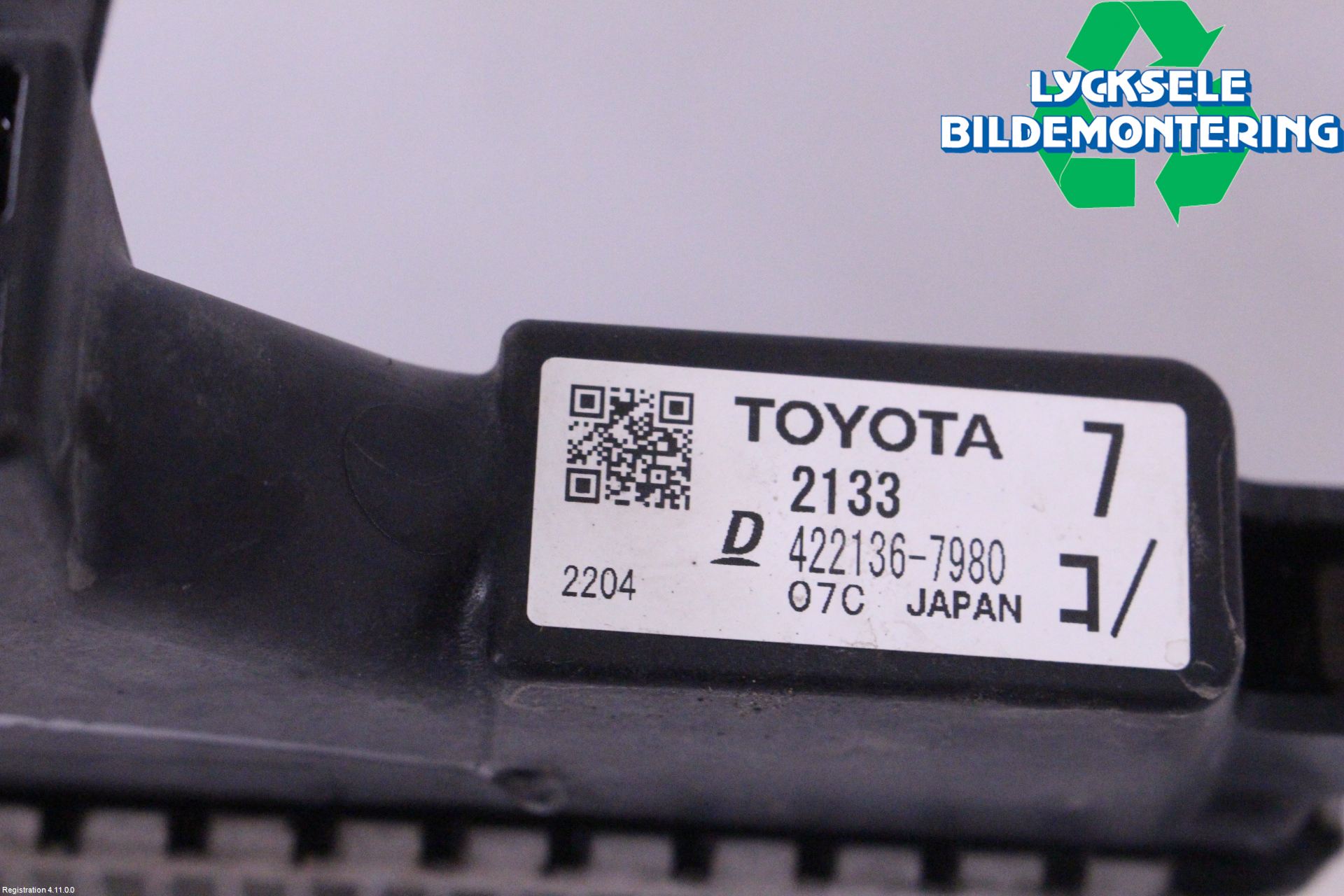 Toyota YARIS XP130 15-20 Kylare Aut