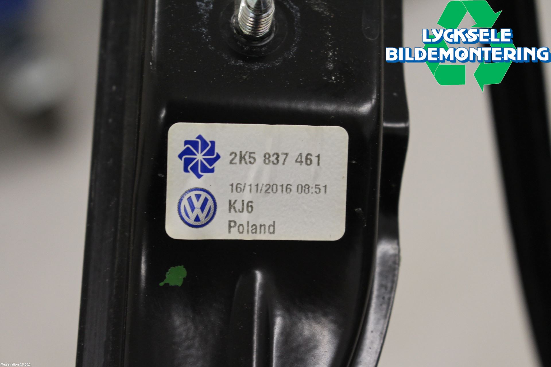 Volkswagen VW CADDY 16-20 Fönsterhissmekanism