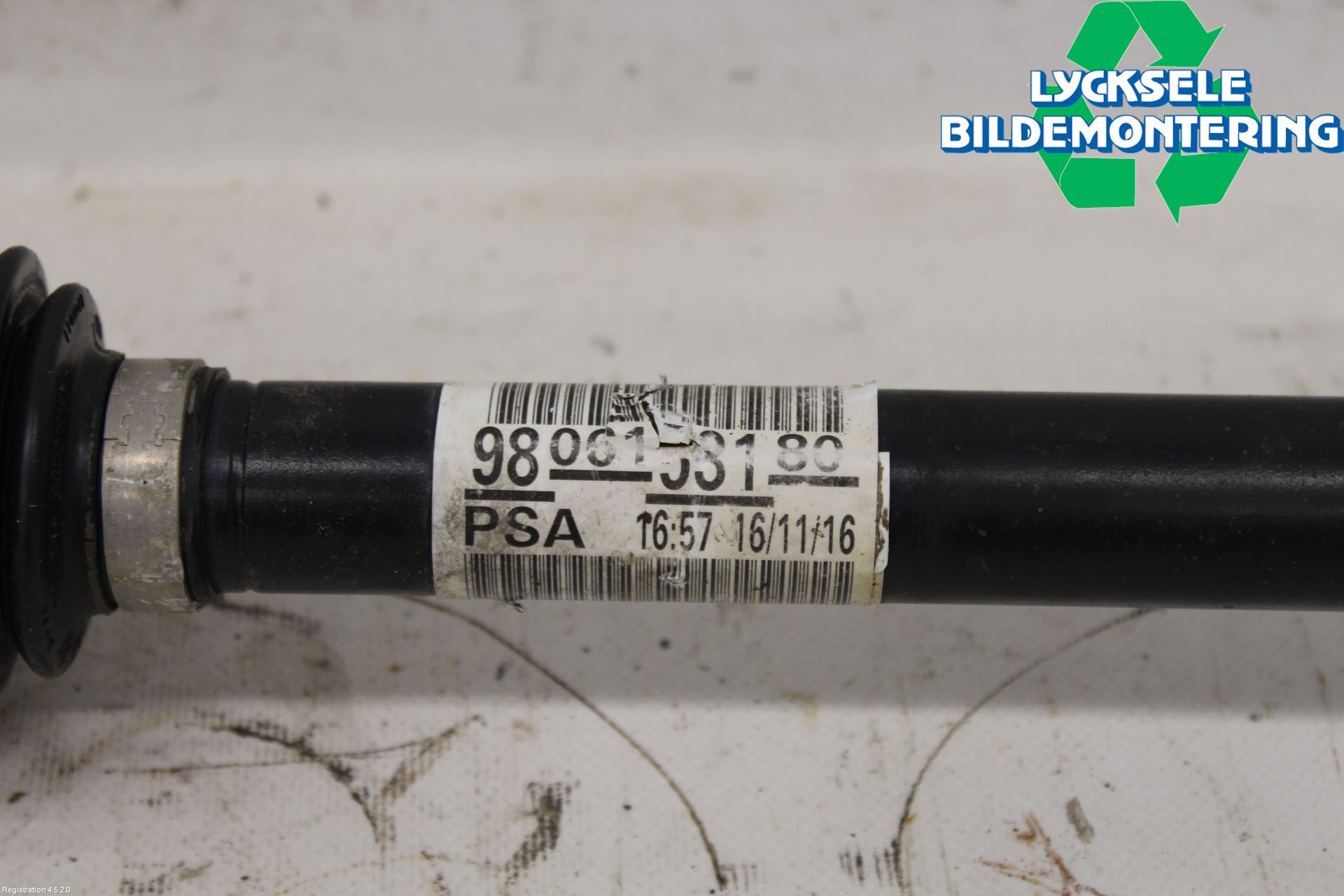 Citroen JUMPY/E-JUMPY 16- Drivaxel Fram Höger