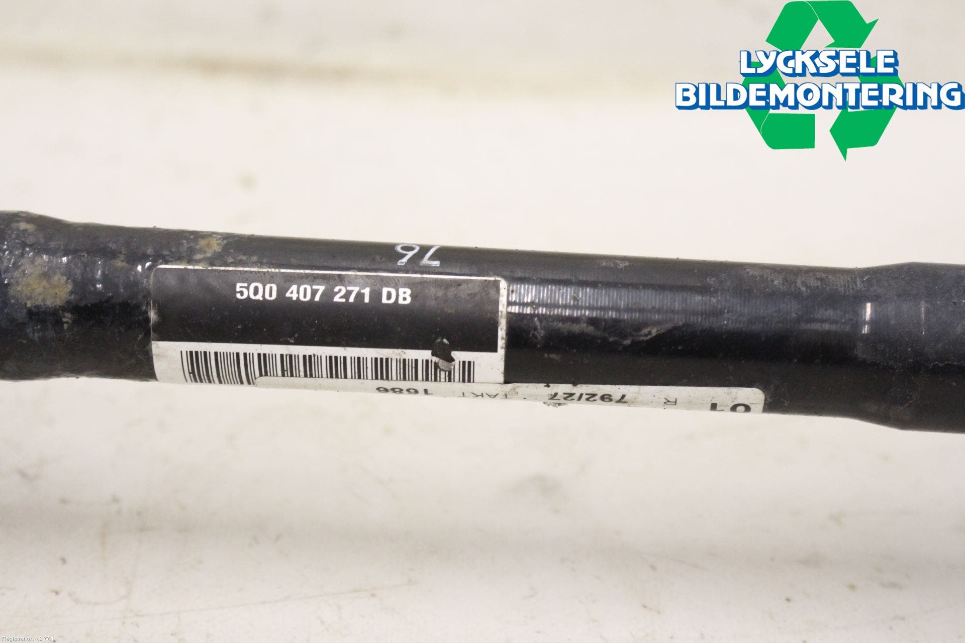 Volkswagen VW GOLF / E-GOLF VII 13-20 Drivaxel Fram Vänster