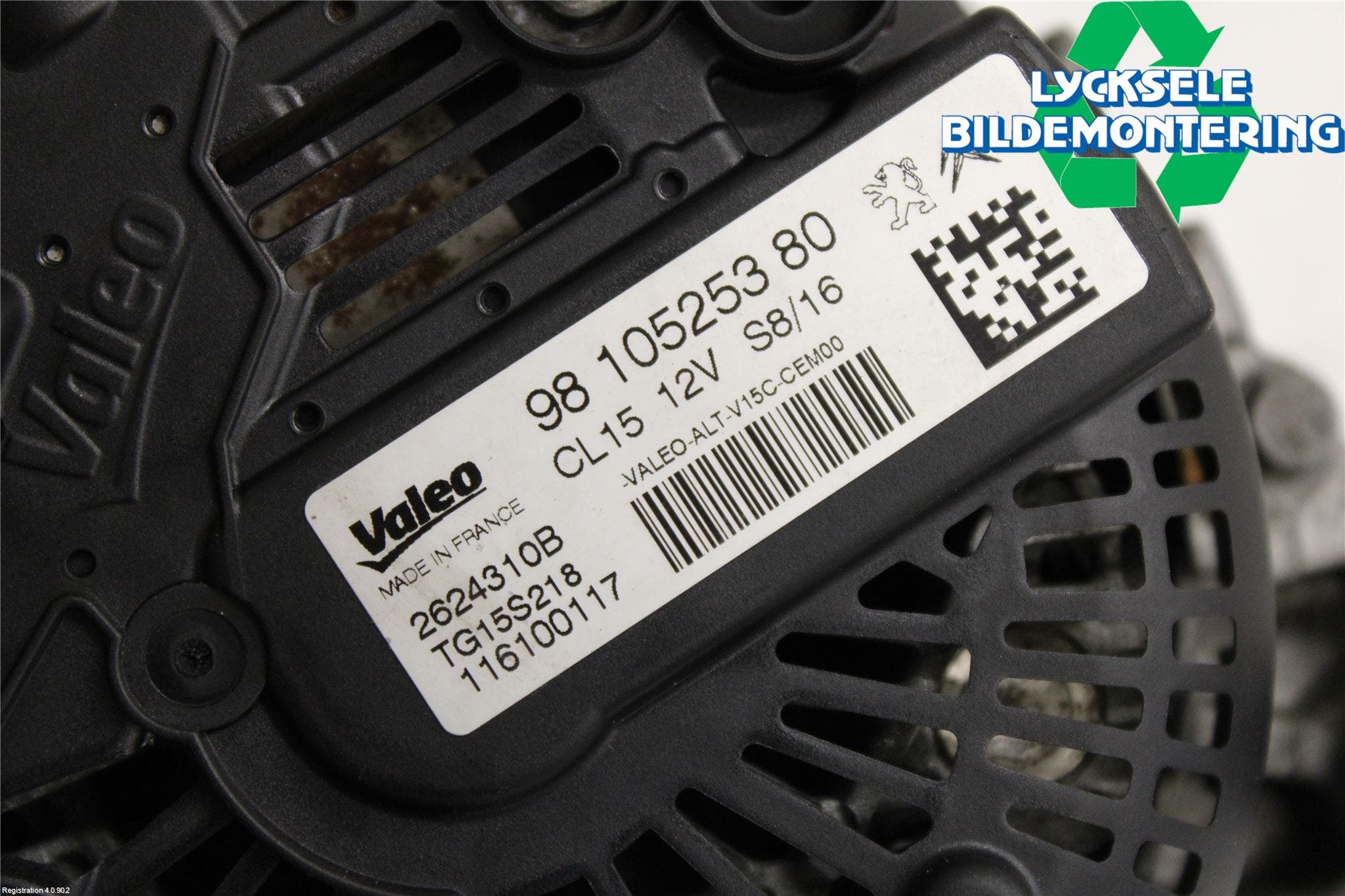 Citroen BERLINGO 08-18 Generator