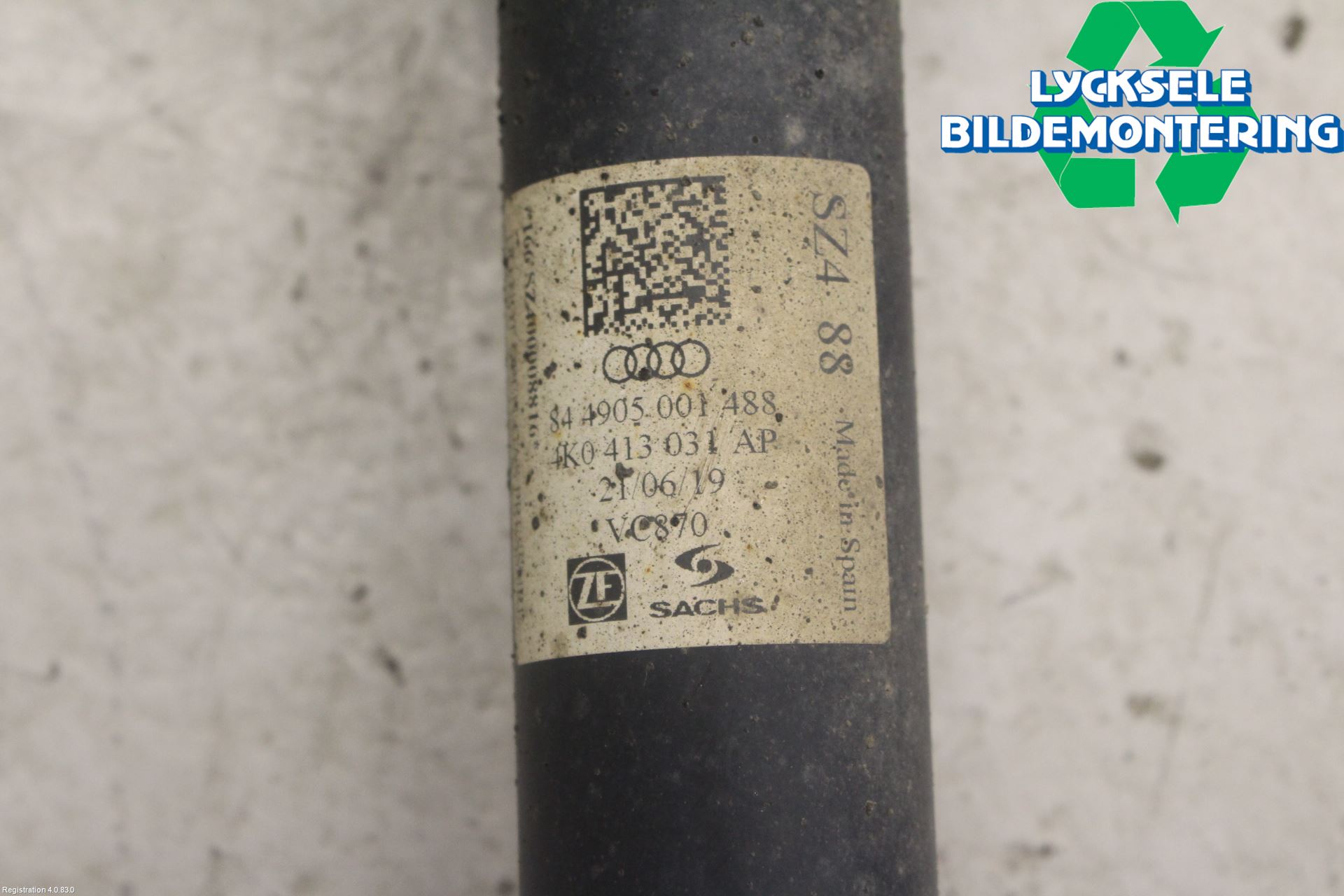 Audi A6 F2/C8 19- Fjäderben Fram Höger