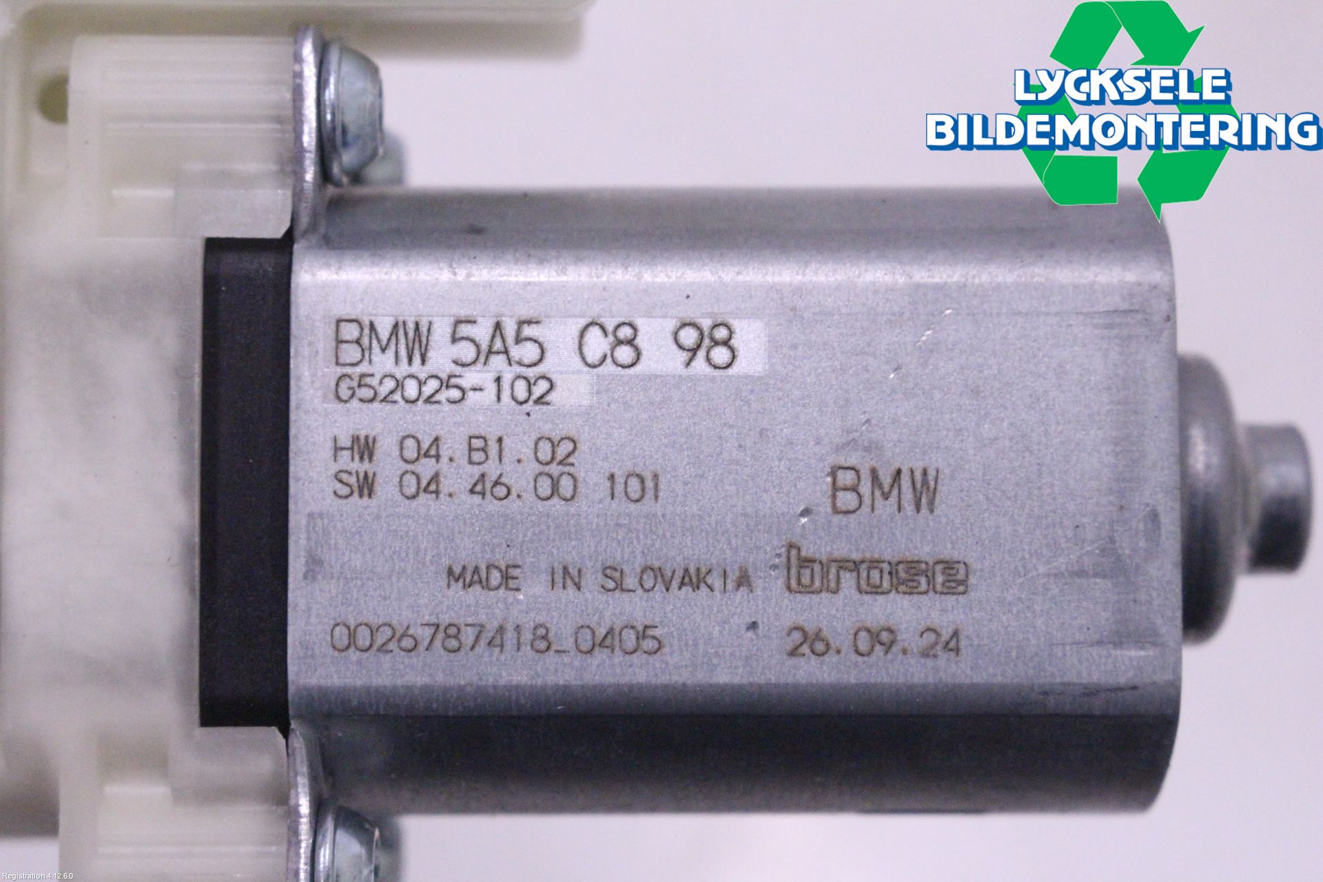 BMW 3 G20/G21/G80/G81 19- Fönsterhissmotor