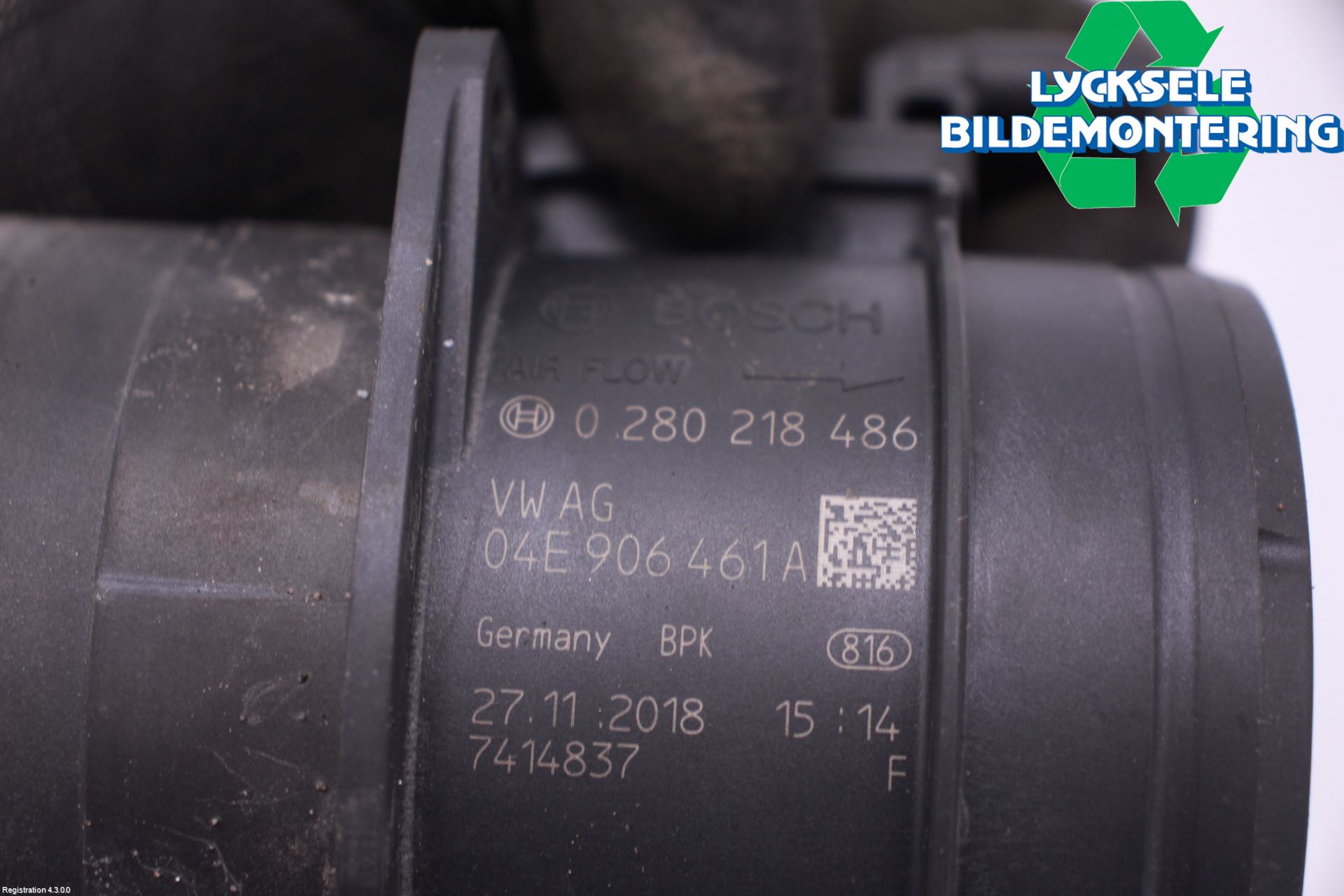 Audi A6 F2/C8 19- Injluftmassamätare