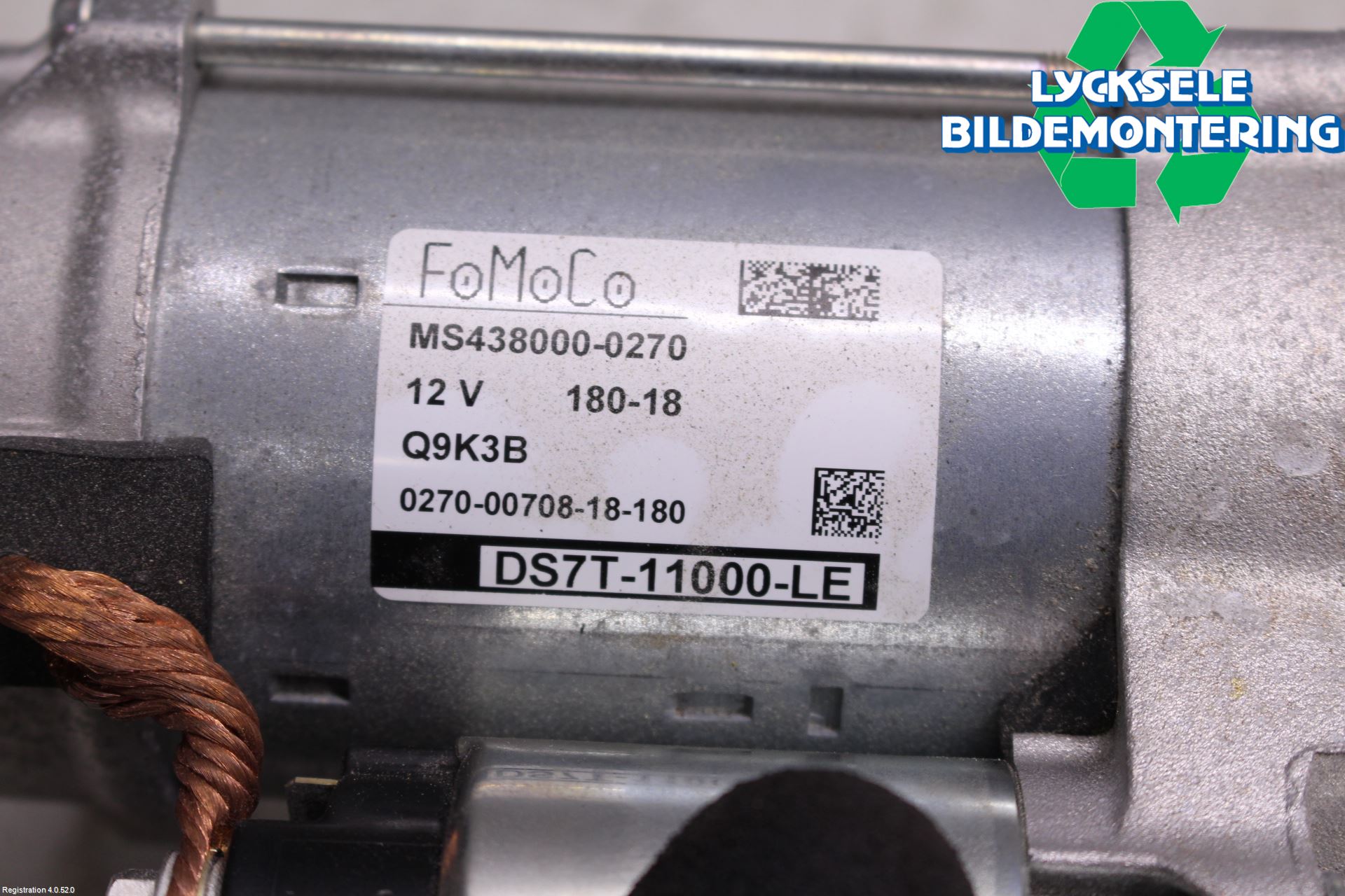 Ford KUGA 17-19 Startmotor Diesel