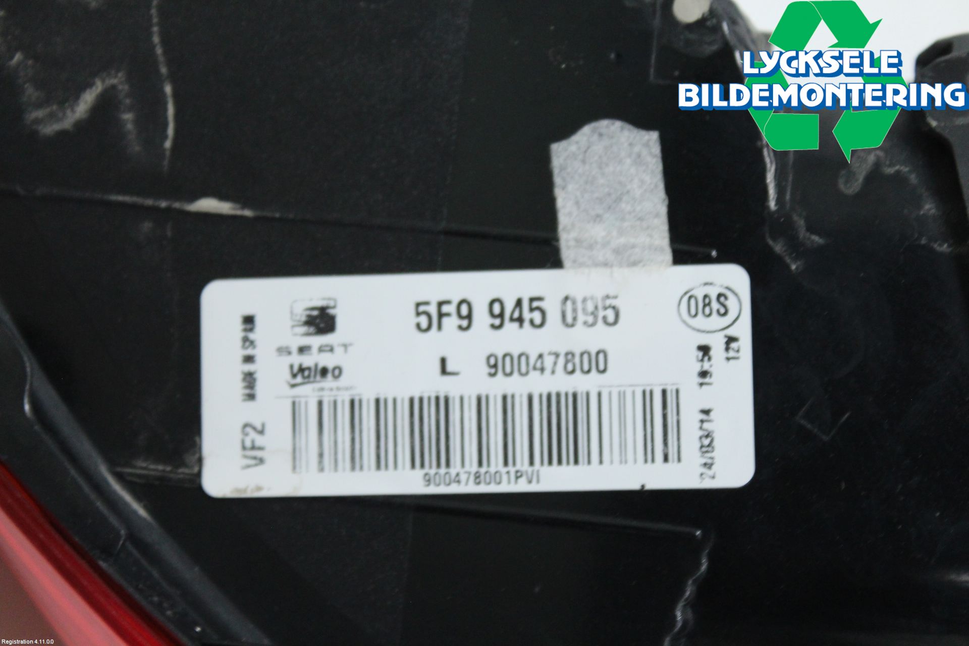 Seat LEON 13-20 Bakljus Vänster