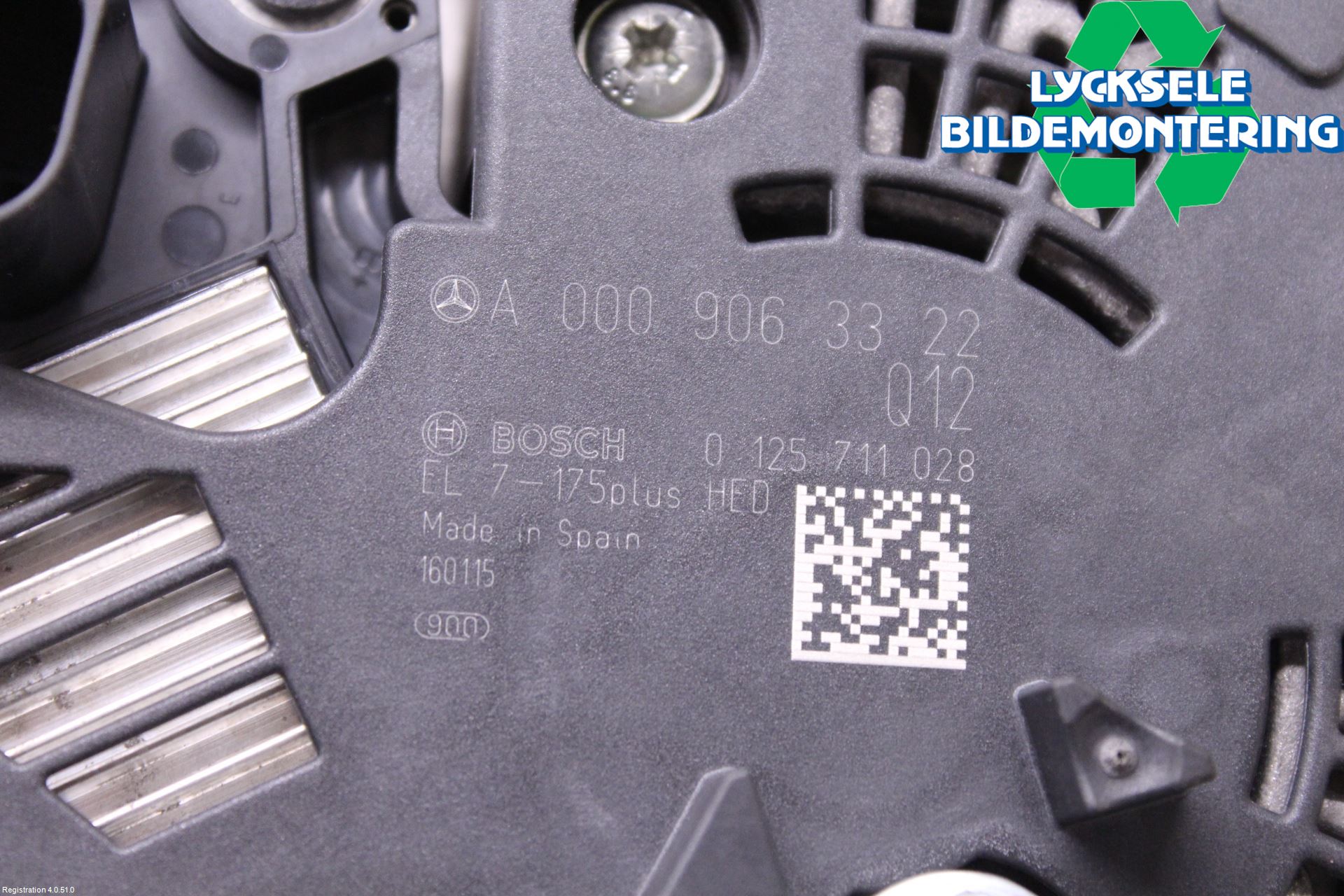 Mercedes-Benz MB CLA-KLASS (C117/X117) 13-19 Generator