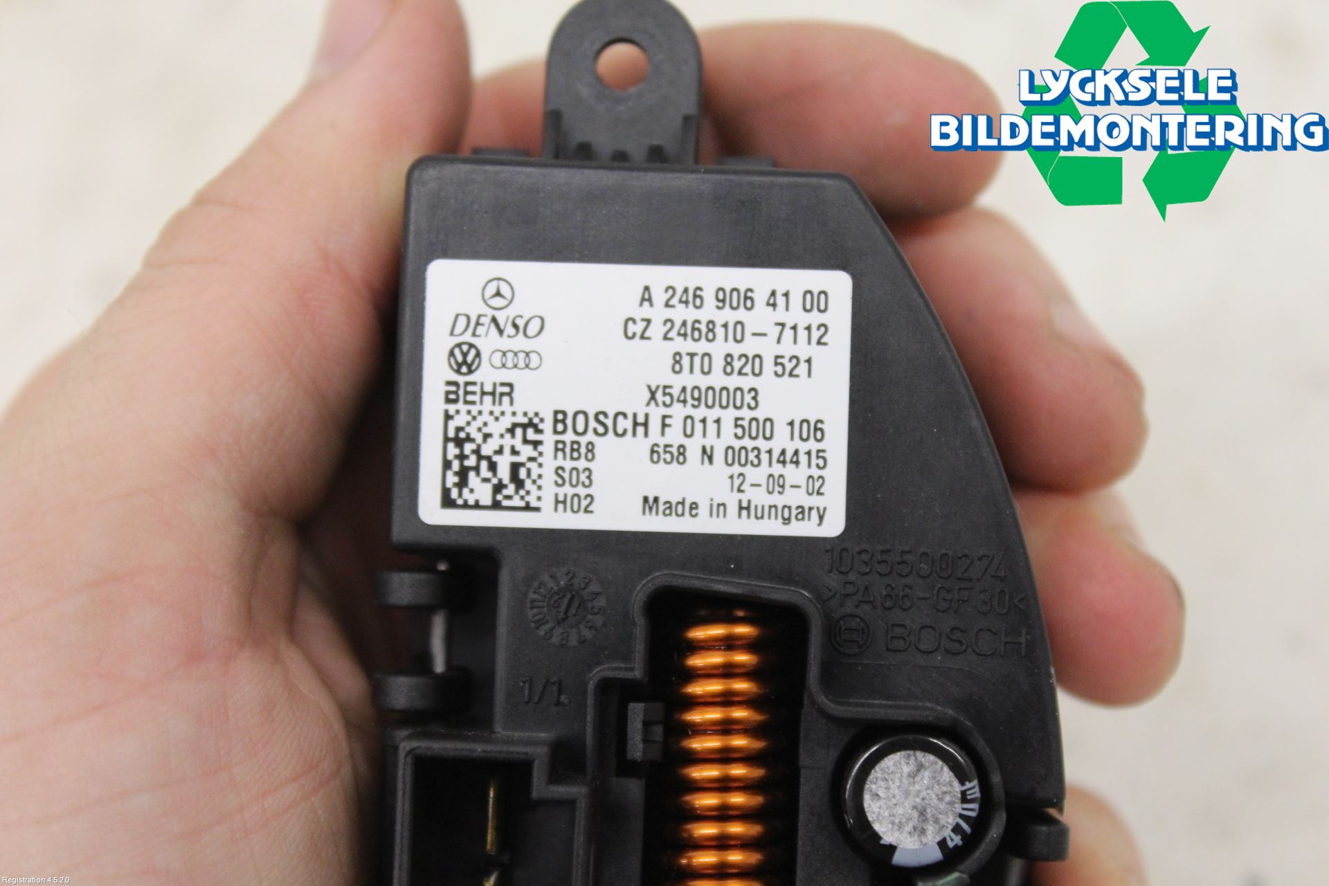 Audi A4 ALLROAD 09-16 Värmefläktsmotstånd