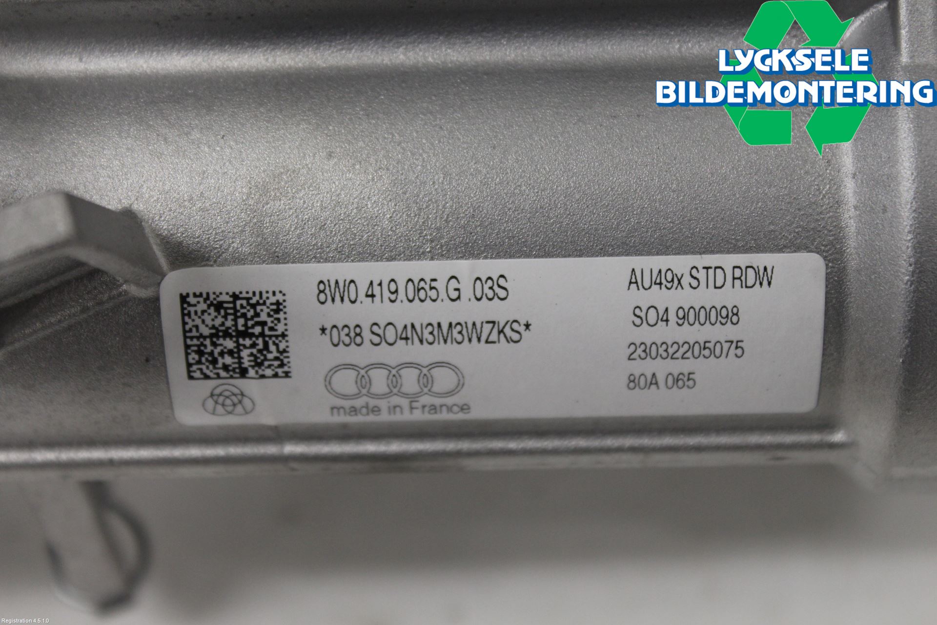 Audi A4/S4 B9 20- Rattaxelagg Justerbart