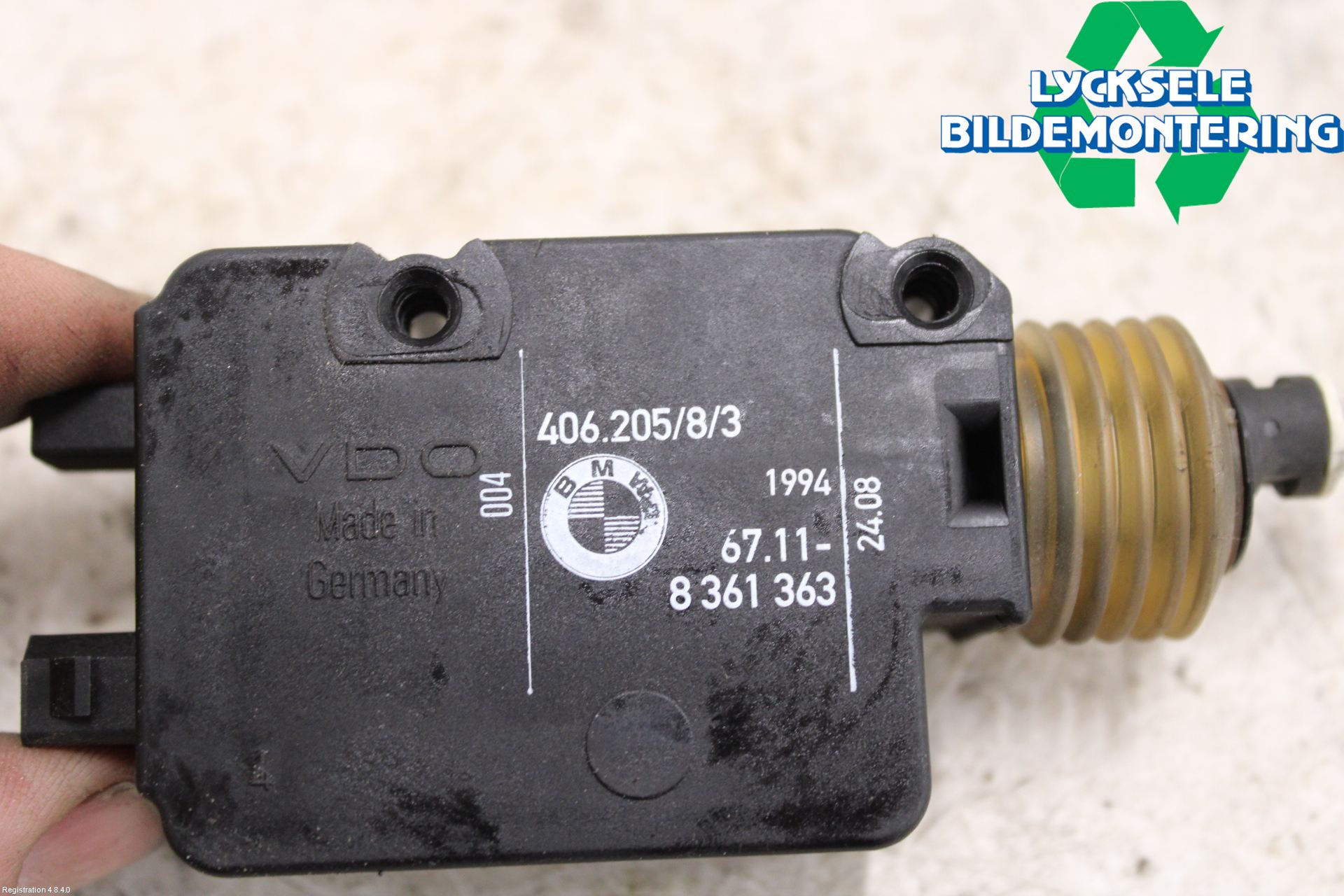 BMW 3 E36      91-00 Centrallåsmot Baklucka