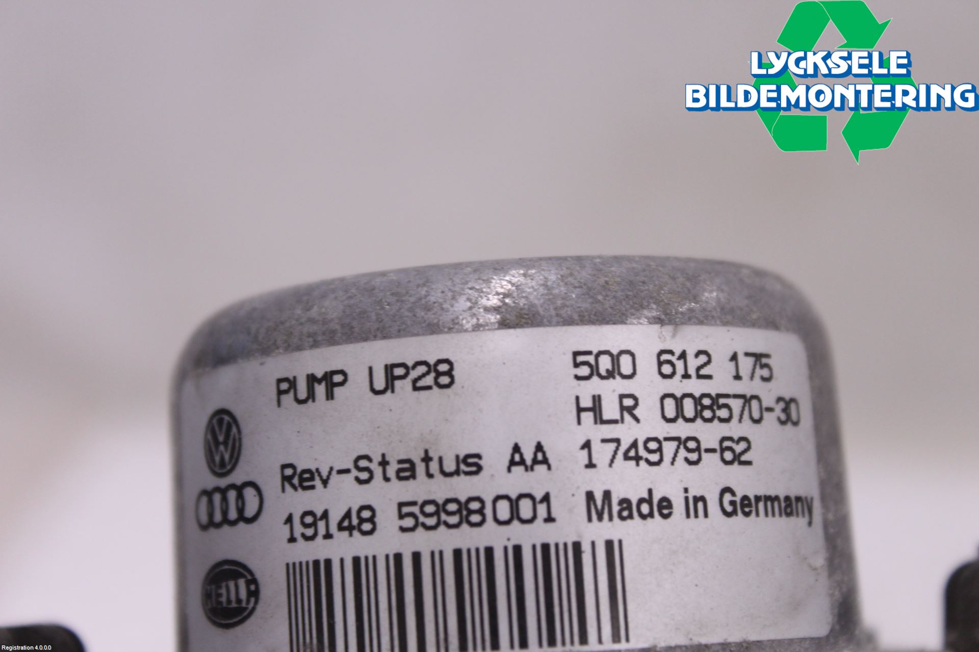 Audi A3/S3 8V 13-20 Vakuumpump